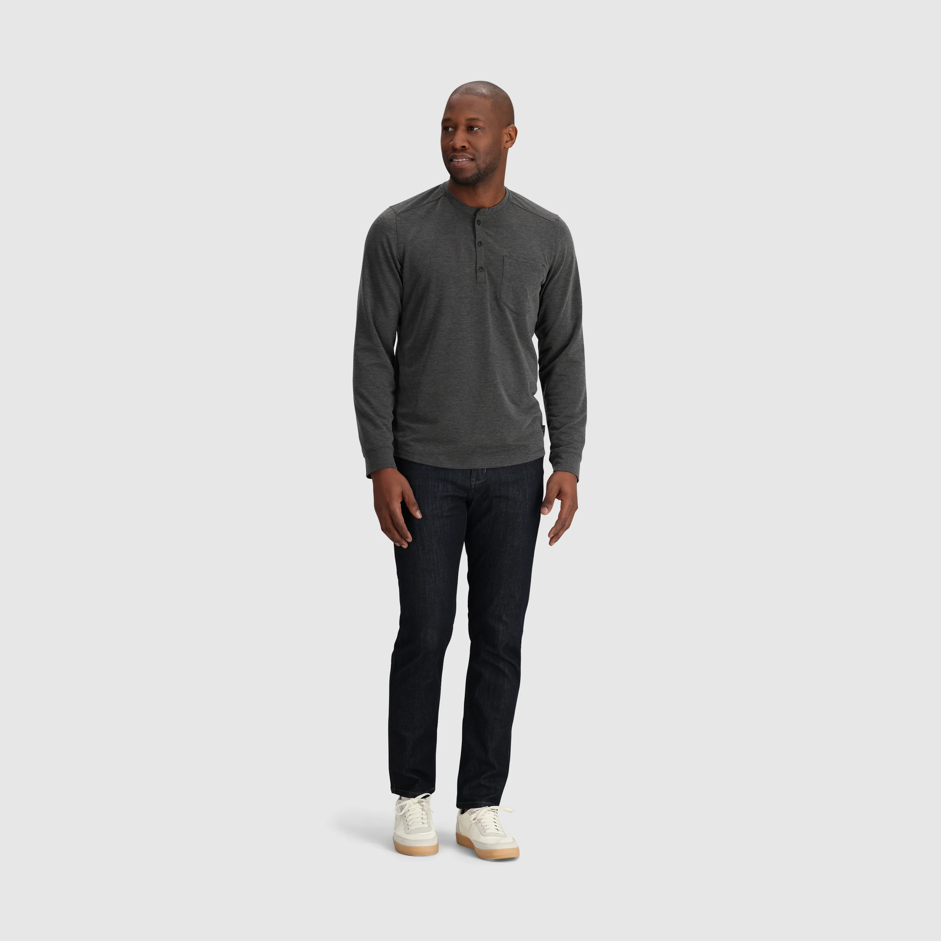Men's Aberdeen Long Sleeve Henley - Image 11
