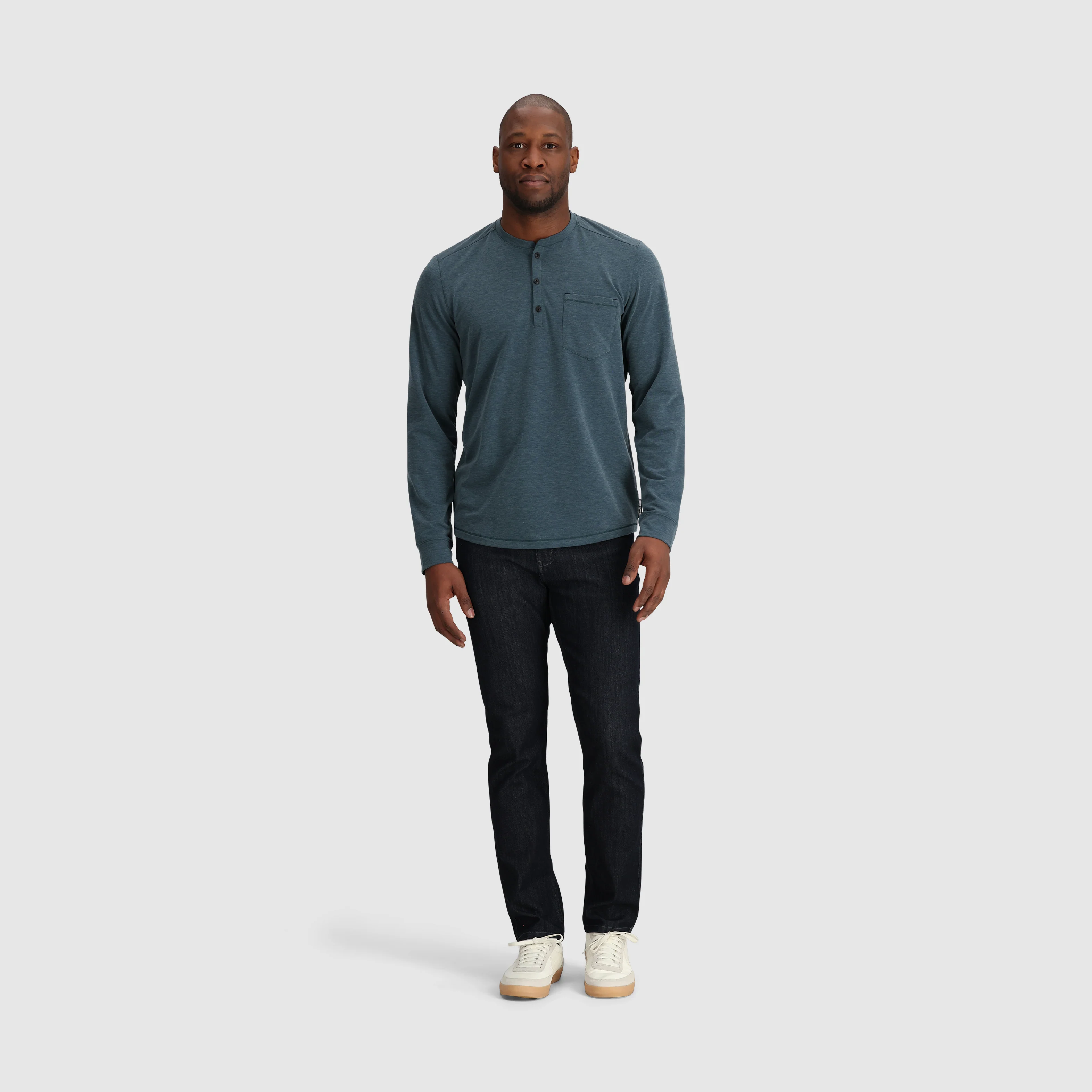 Men's Aberdeen Long Sleeve Henley - Image 21