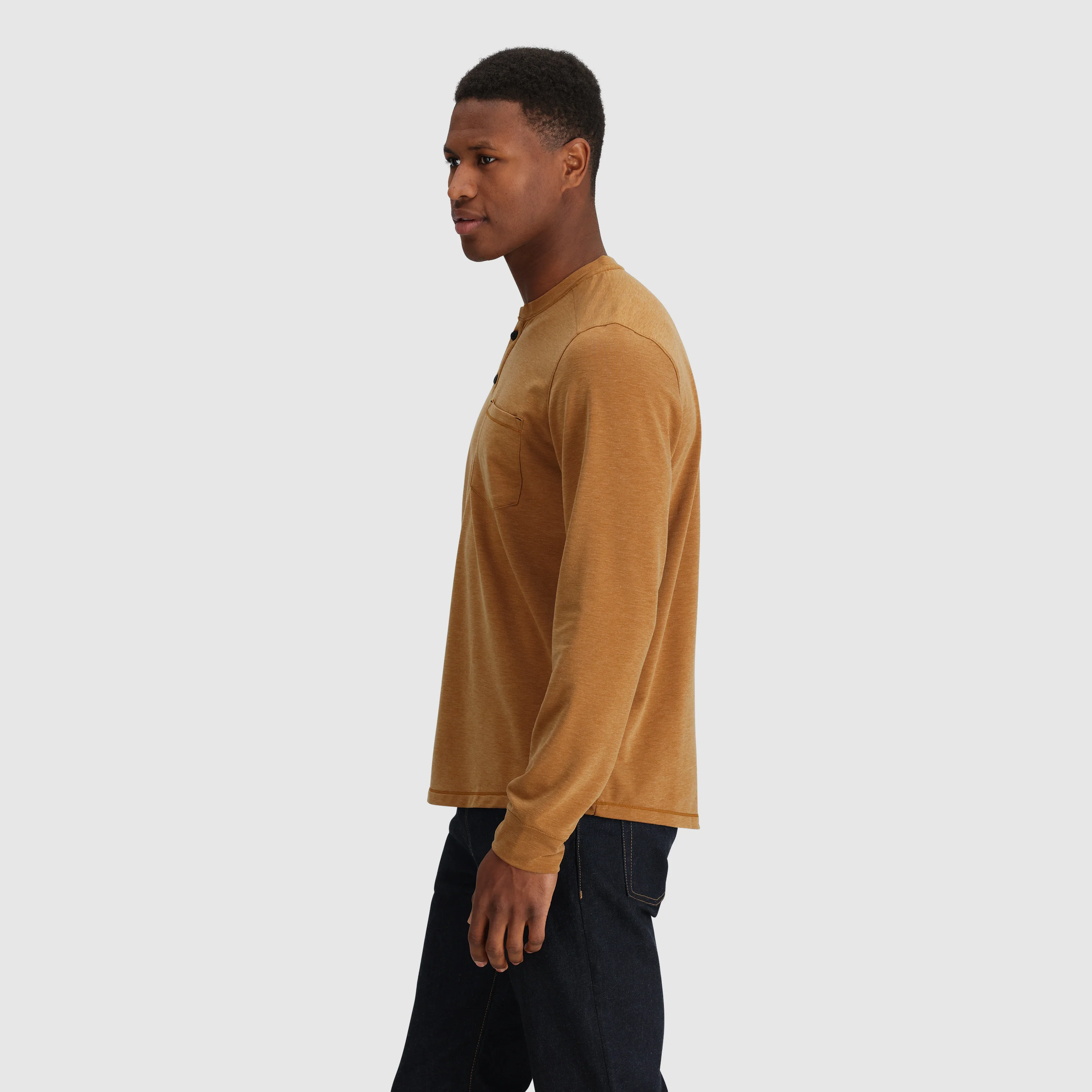 Men's Aberdeen Long Sleeve Henley - Image 5