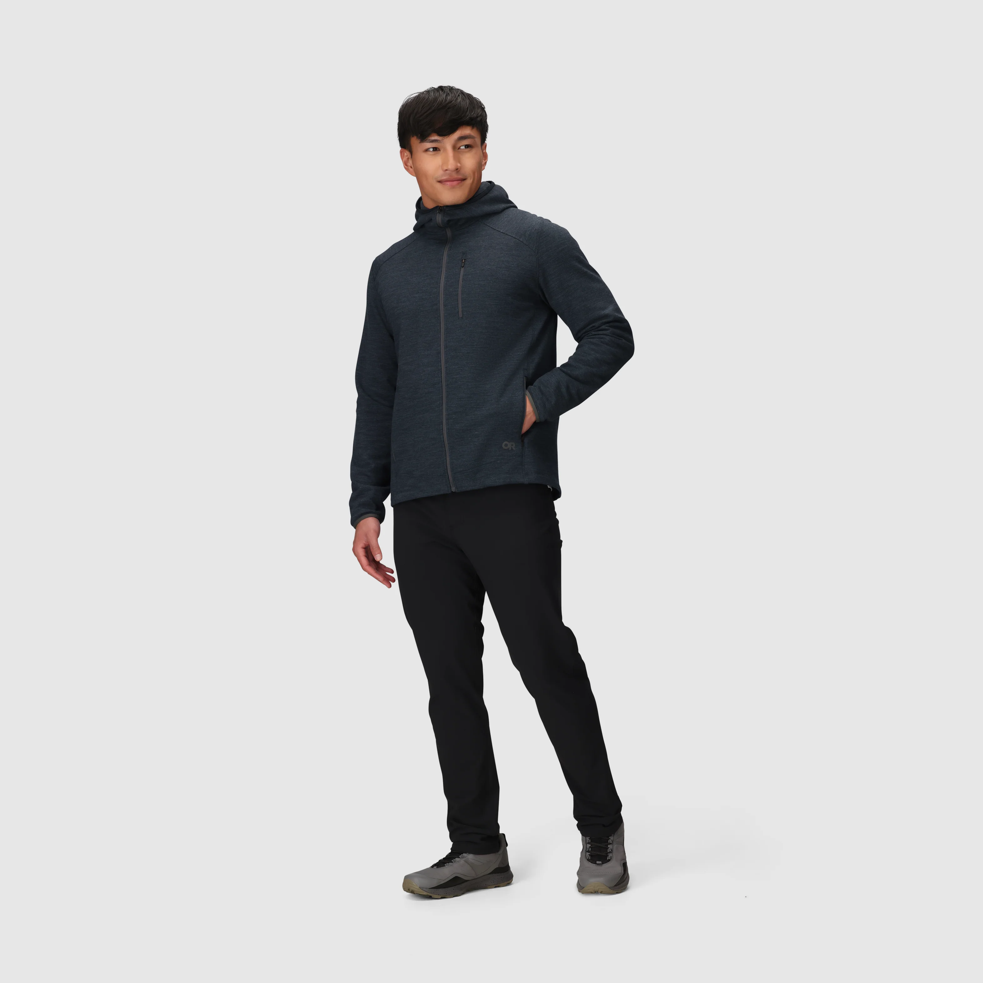 Men's Crescent Fleece Full Zip Hoodie - Image 5