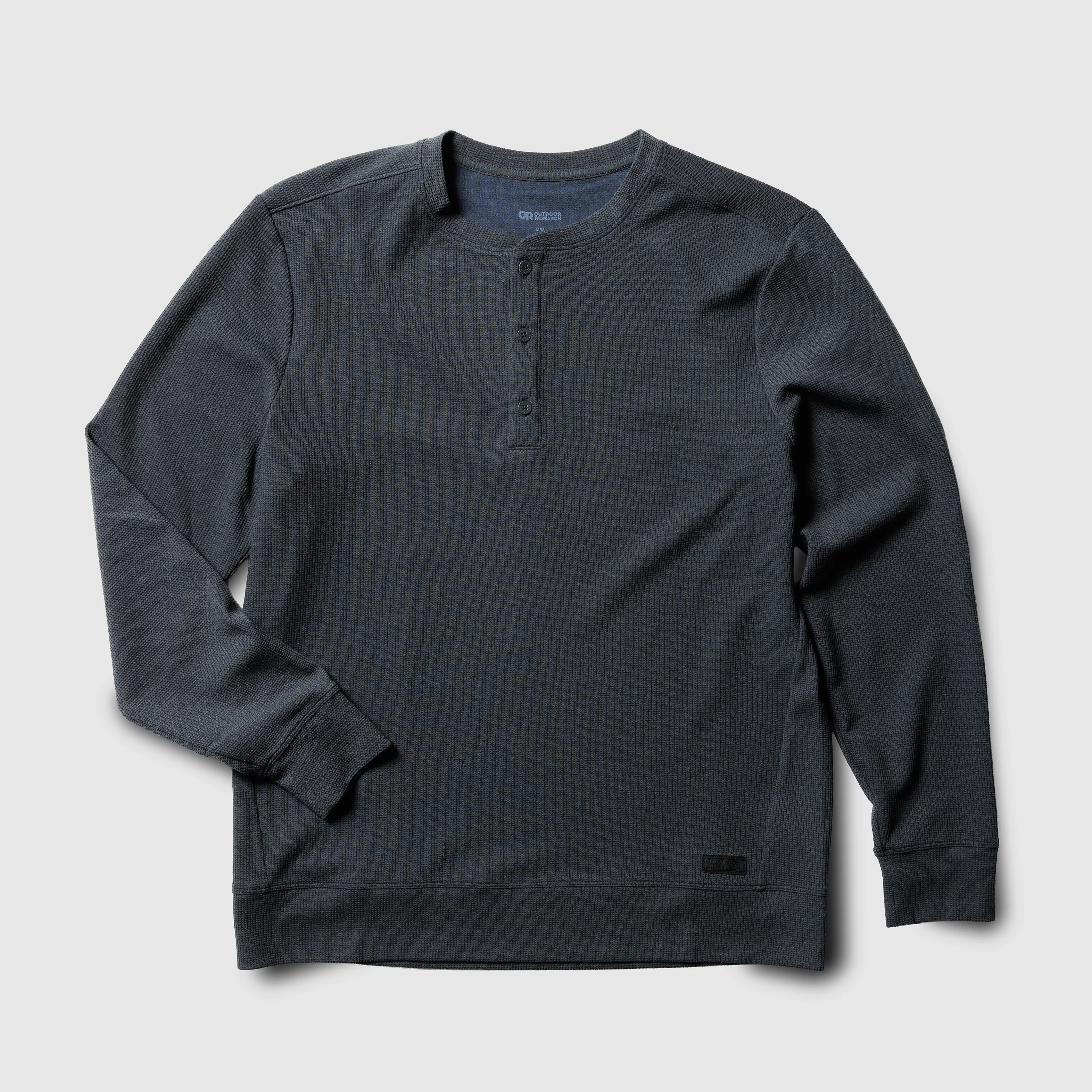 Men's Eclipse Waffle Long Sleeve Henley - Image 16