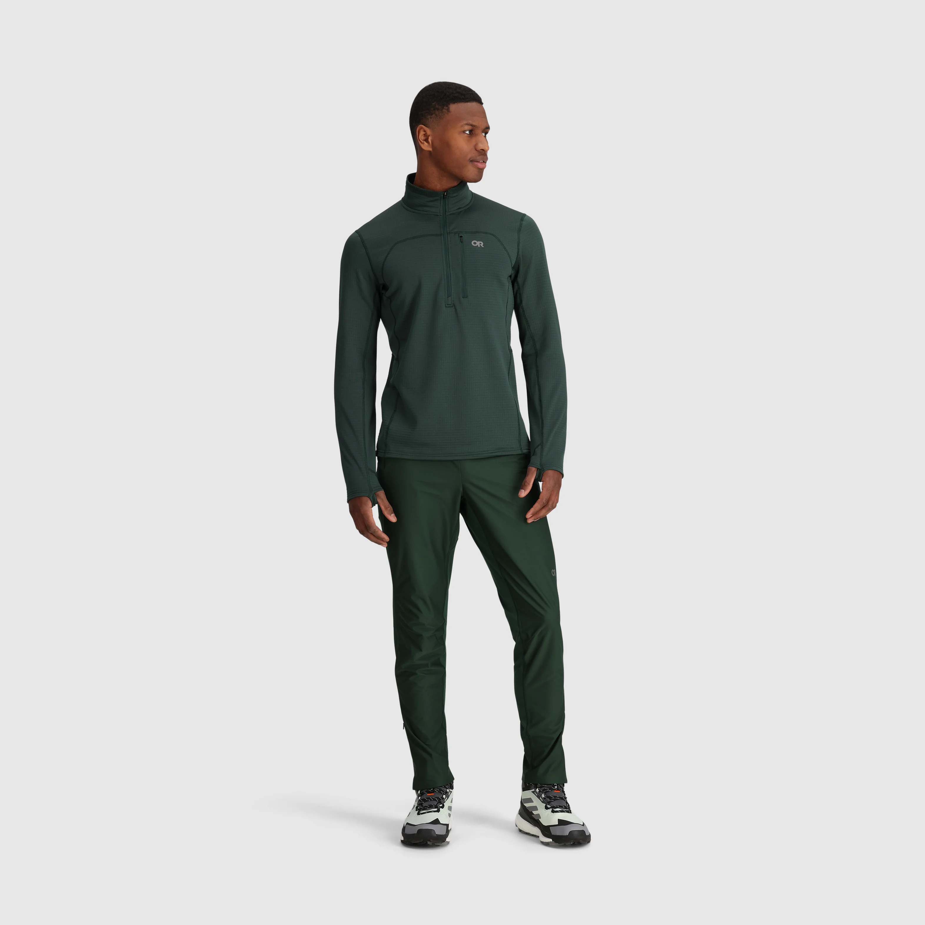 Men's Vigor Grid Fleece Half Zip - Image 14