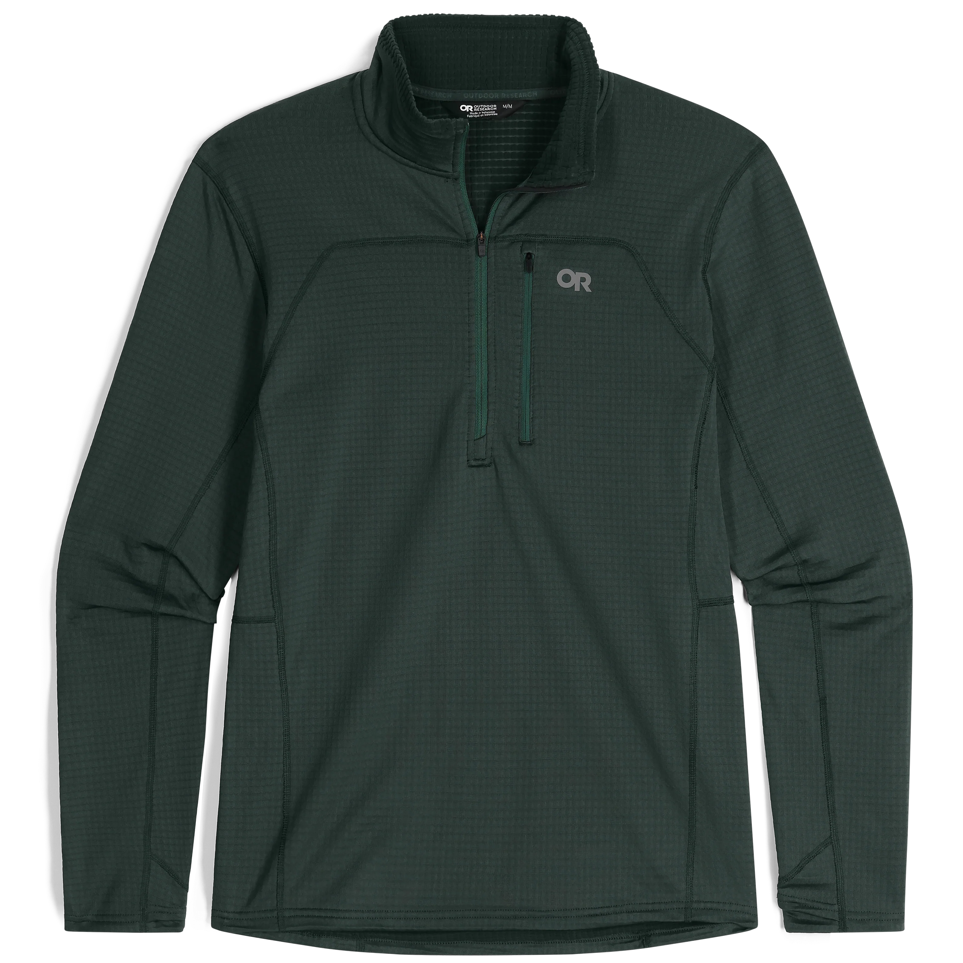 Men's Vigor Grid Fleece Half Zip - Image 15