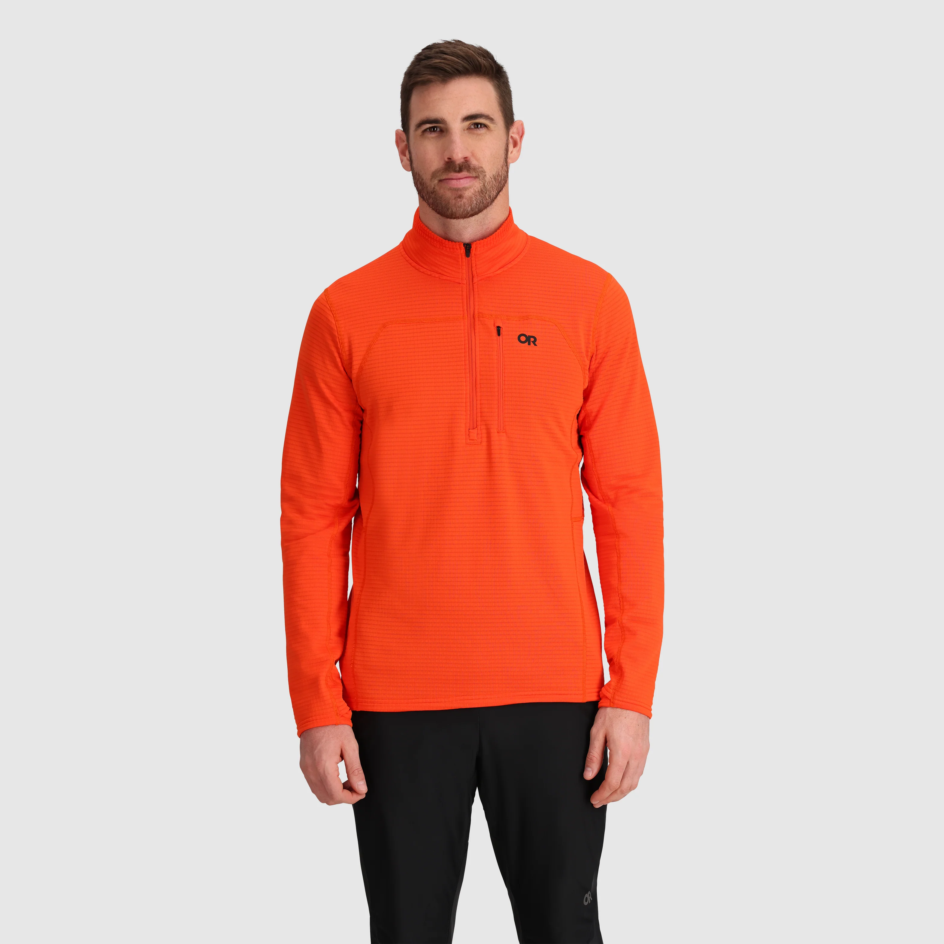Men's Vigor Grid Fleece Half Zip - Image 16