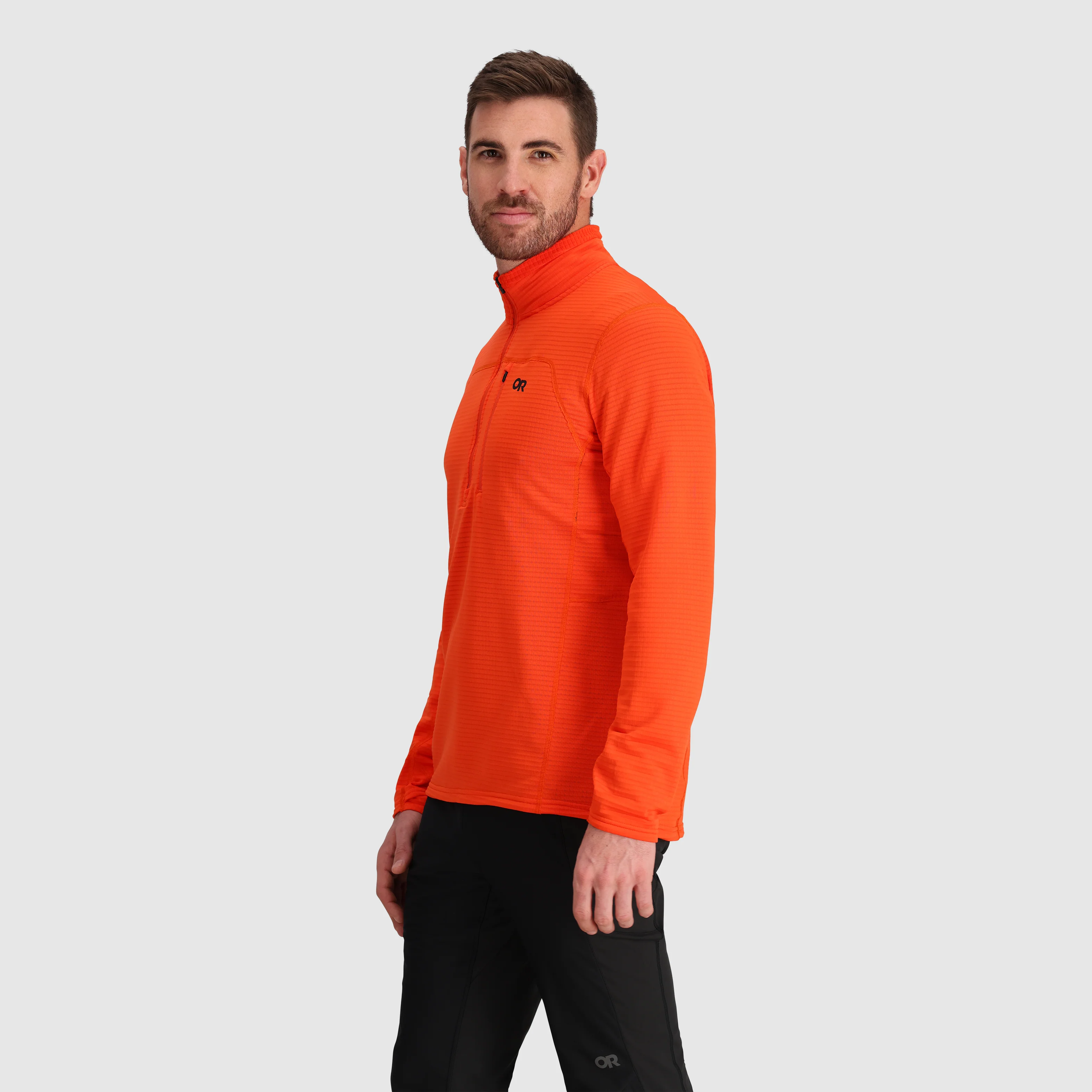 Men's Vigor Grid Fleece Half Zip - Image 18