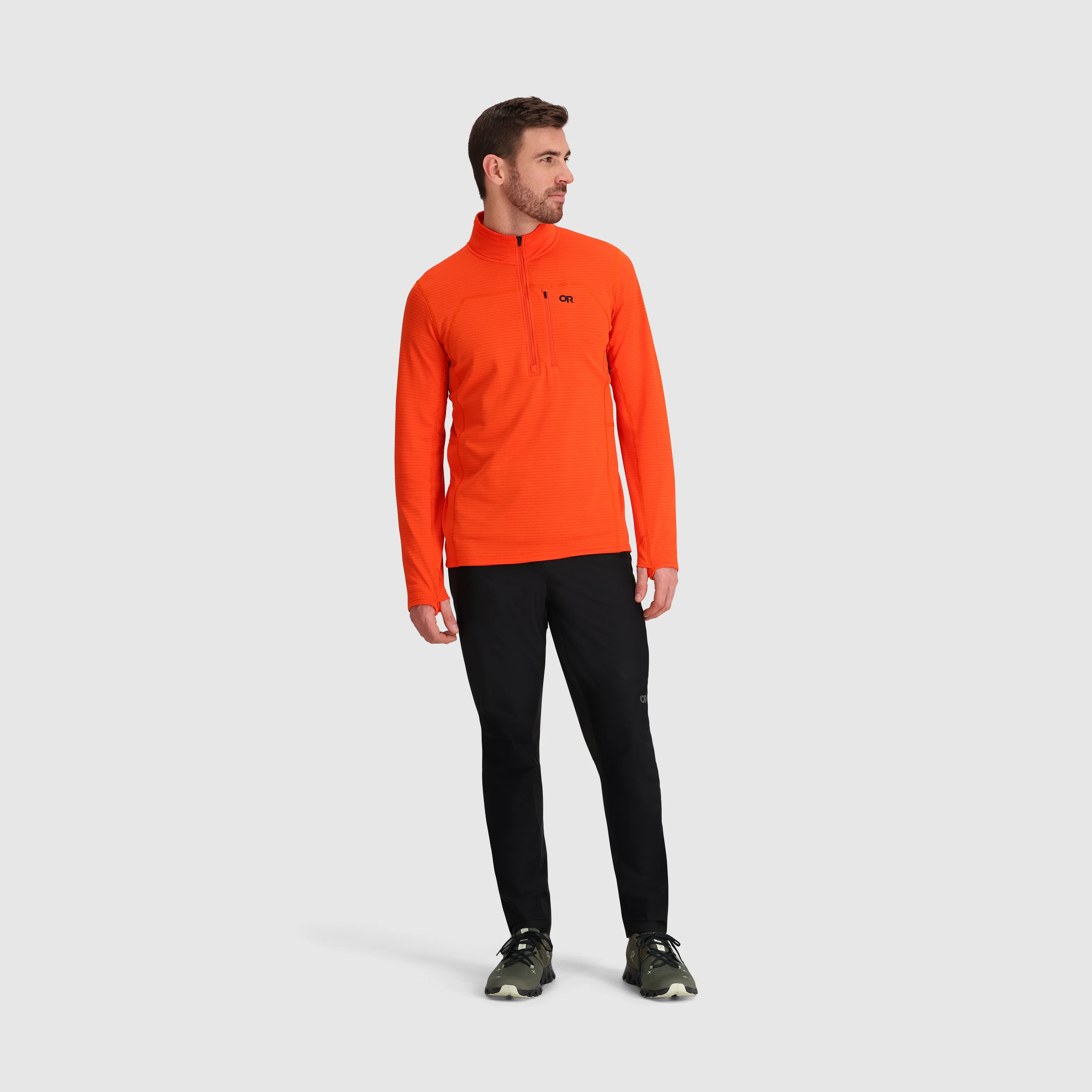 Men's Vigor Grid Fleece Half Zip - Image 19