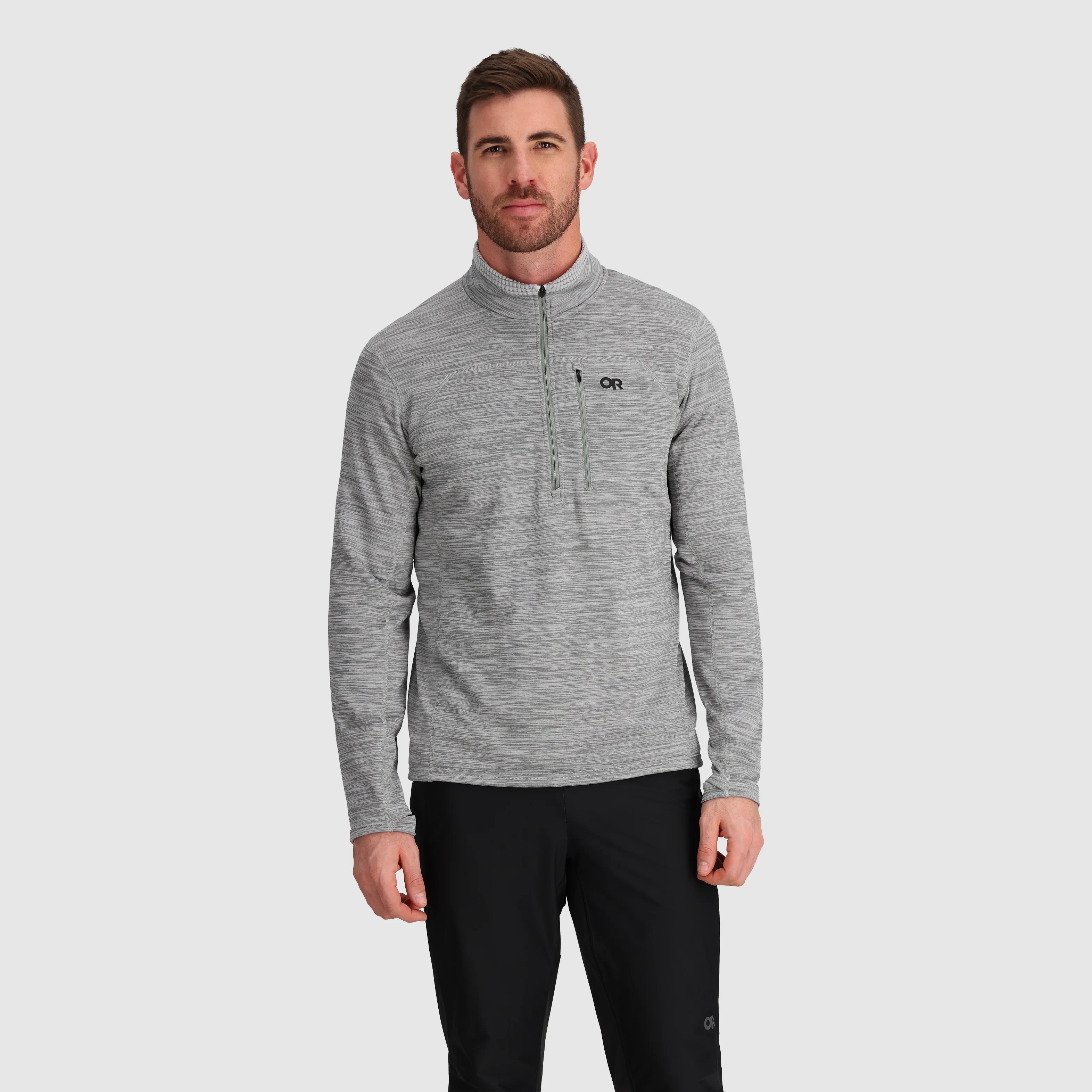 Men's Vigor Grid Fleece Half Zip - Image 23