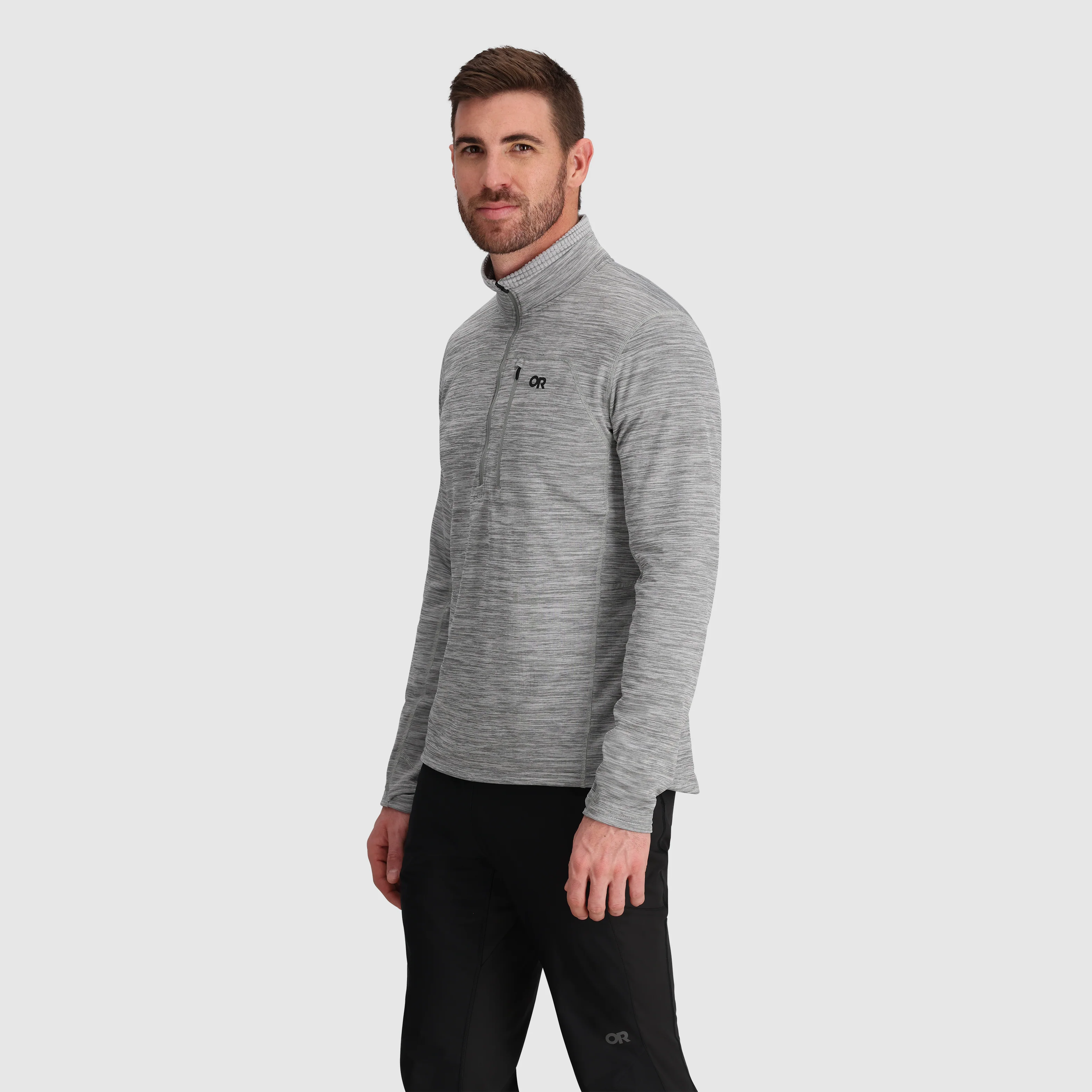 Men's Vigor Grid Fleece Half Zip - Image 25