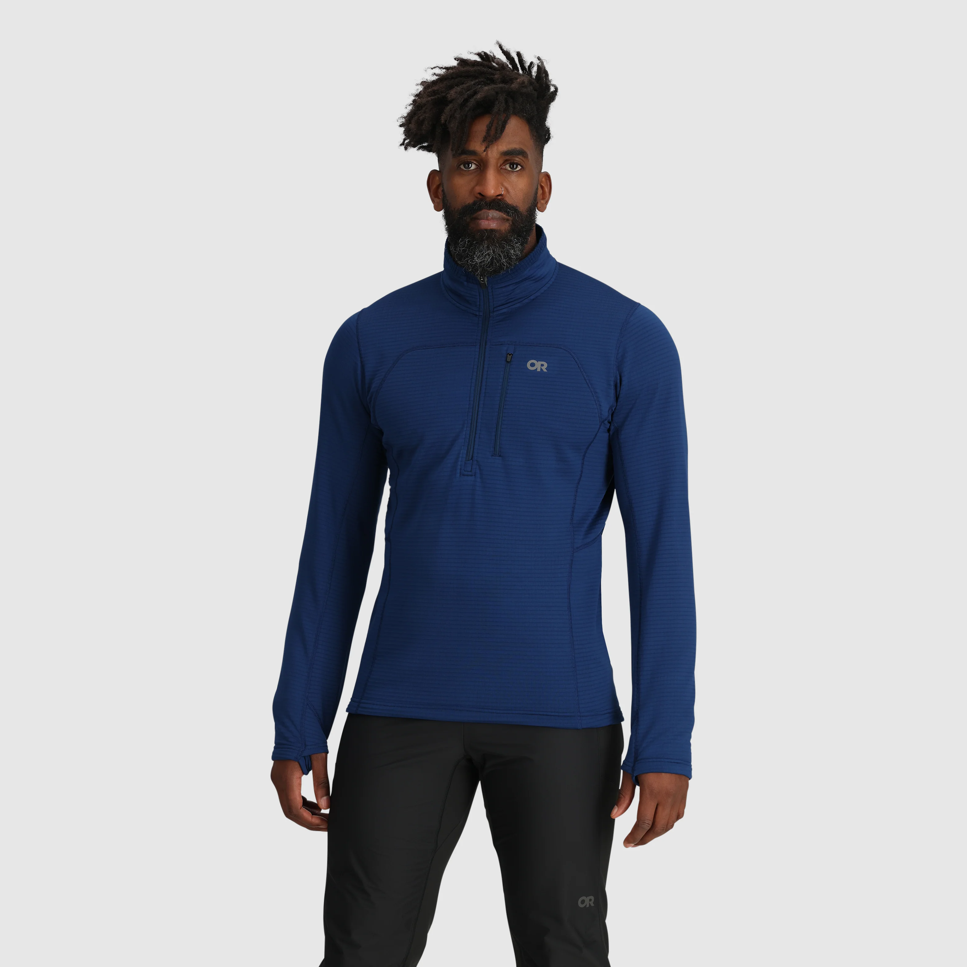 Men's Vigor Grid Fleece Half Zip - Image 33