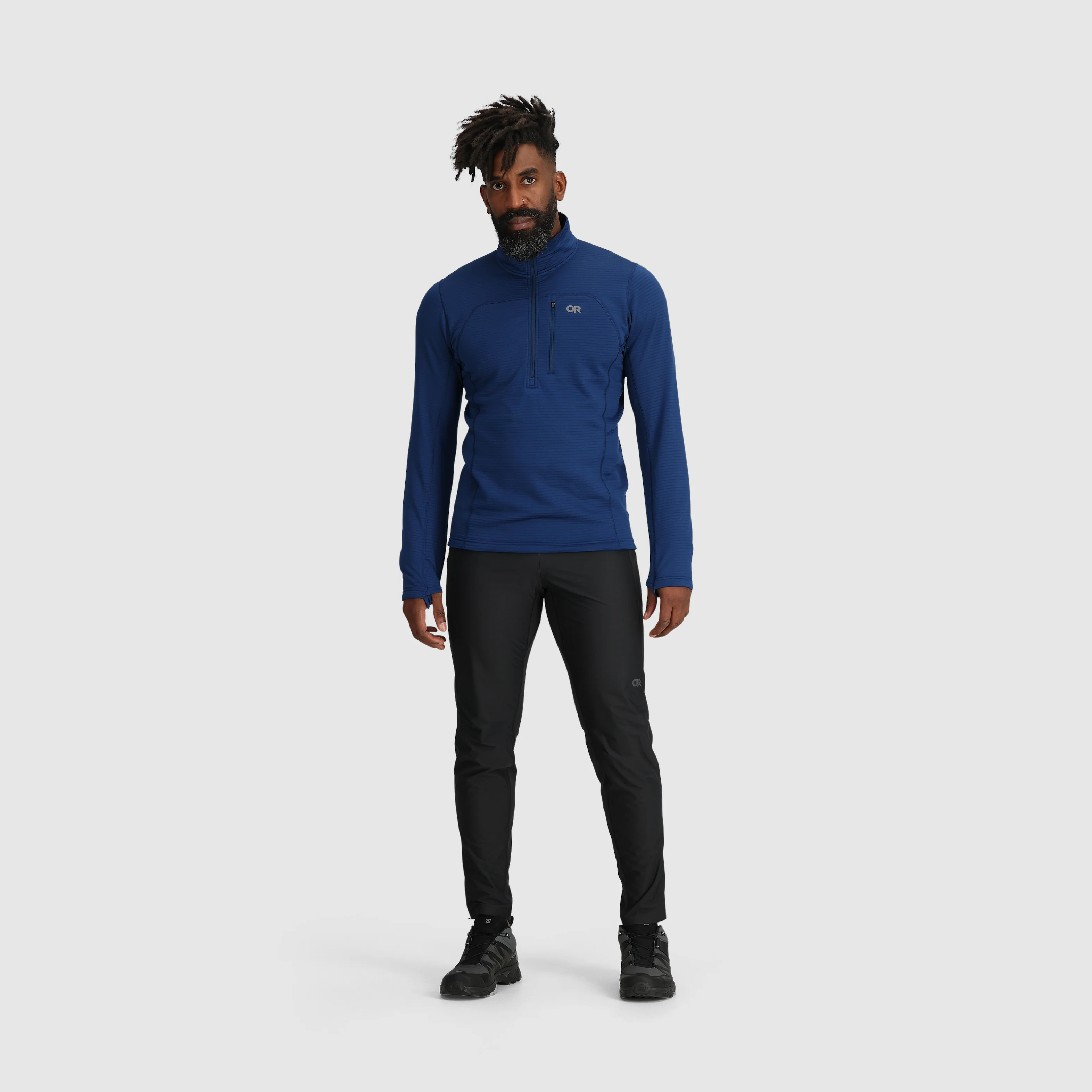 Men's Vigor Grid Fleece Half Zip - Image 36