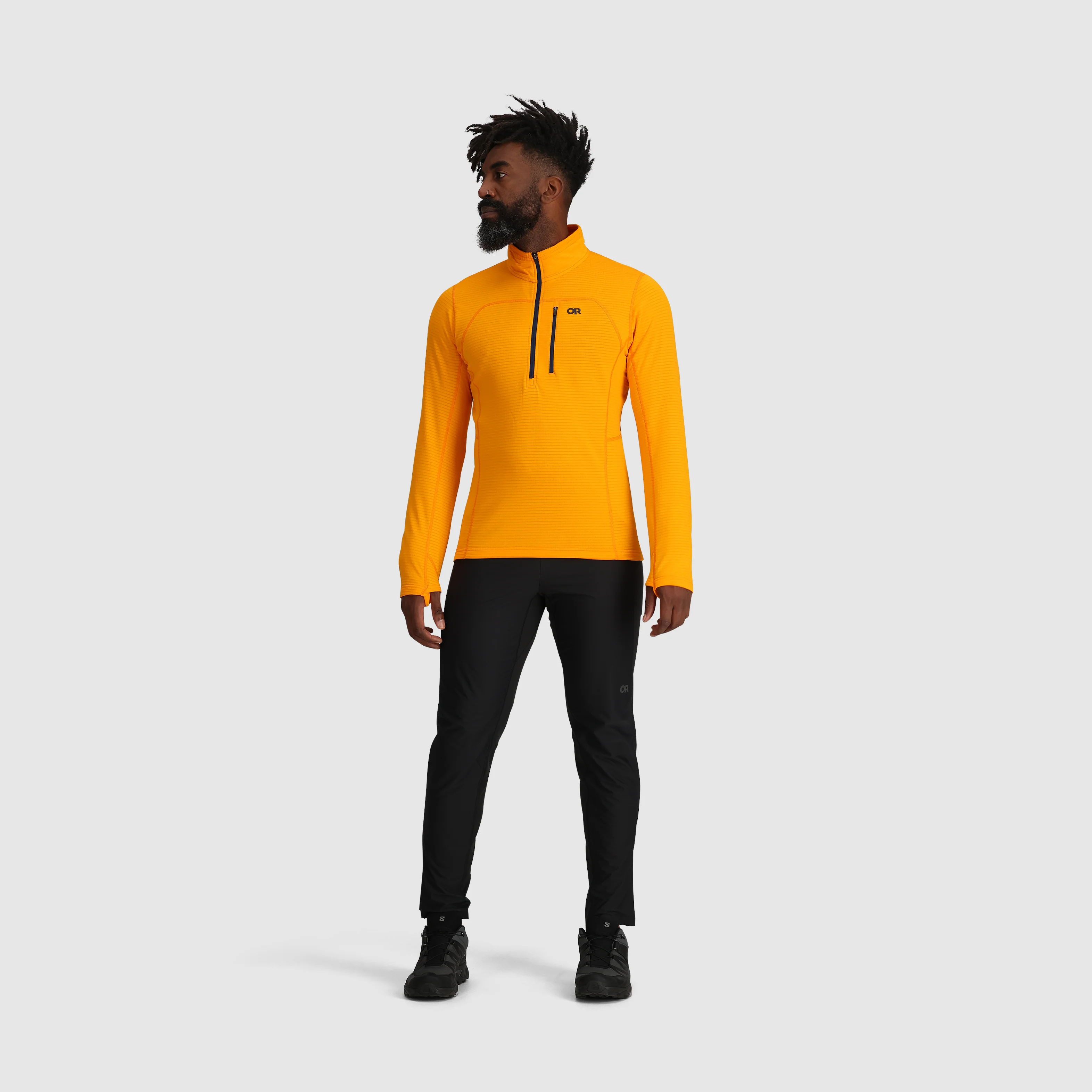 Men's Vigor Grid Fleece Half Zip - Image 51