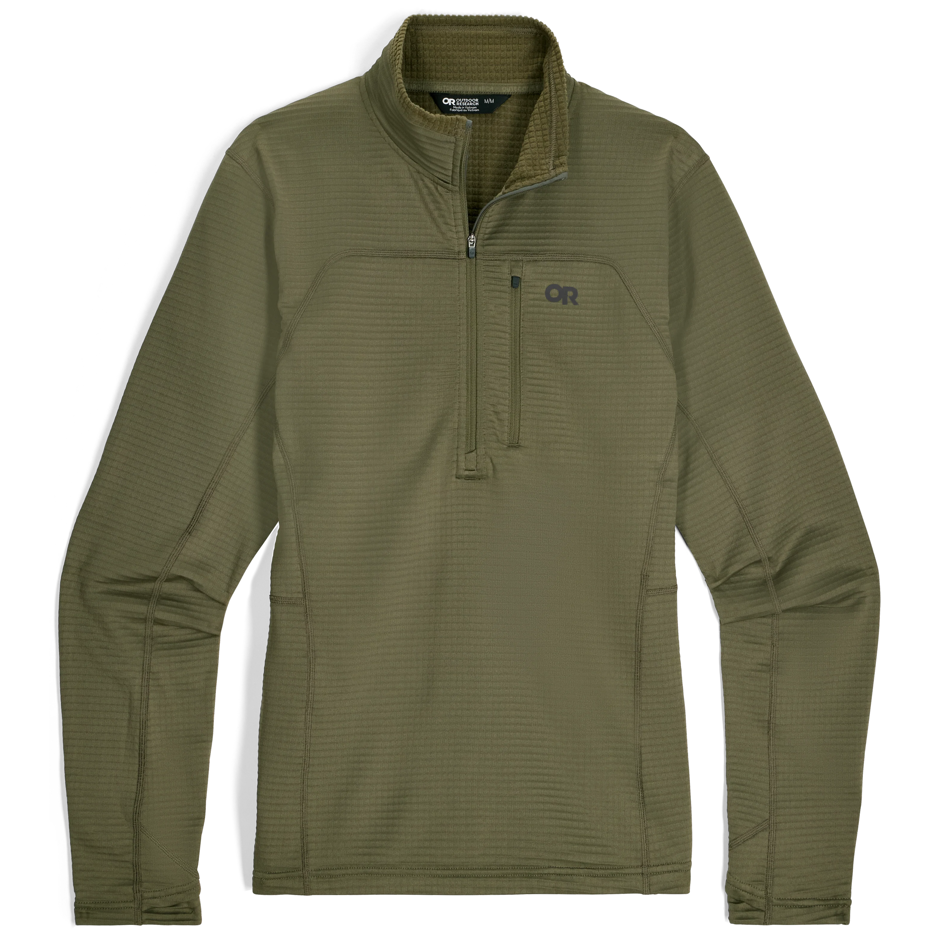 Men's Vigor Grid Fleece Half Zip - Image 6