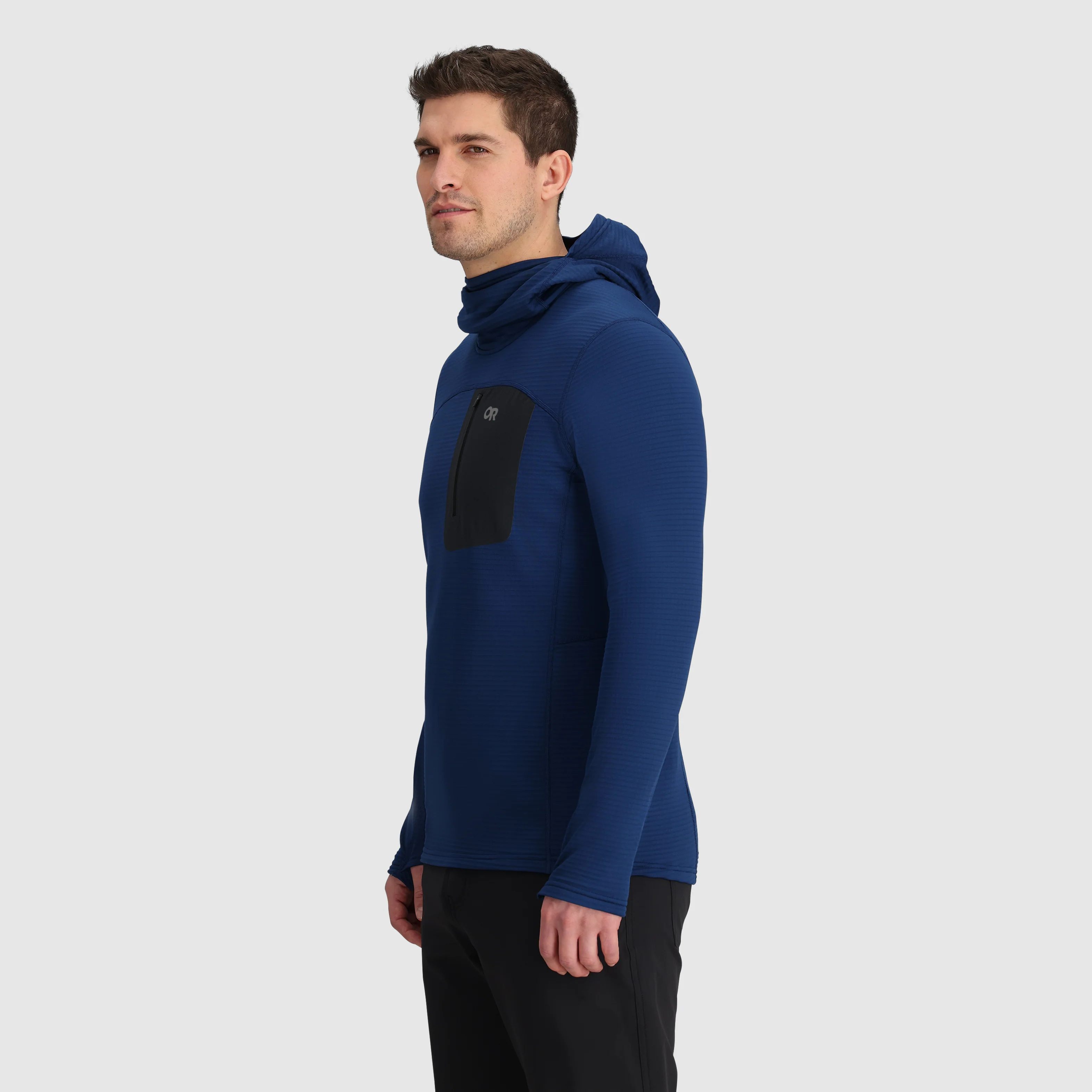 Men's Vigor Grid Fleece Pullover Hoodie - Image 13