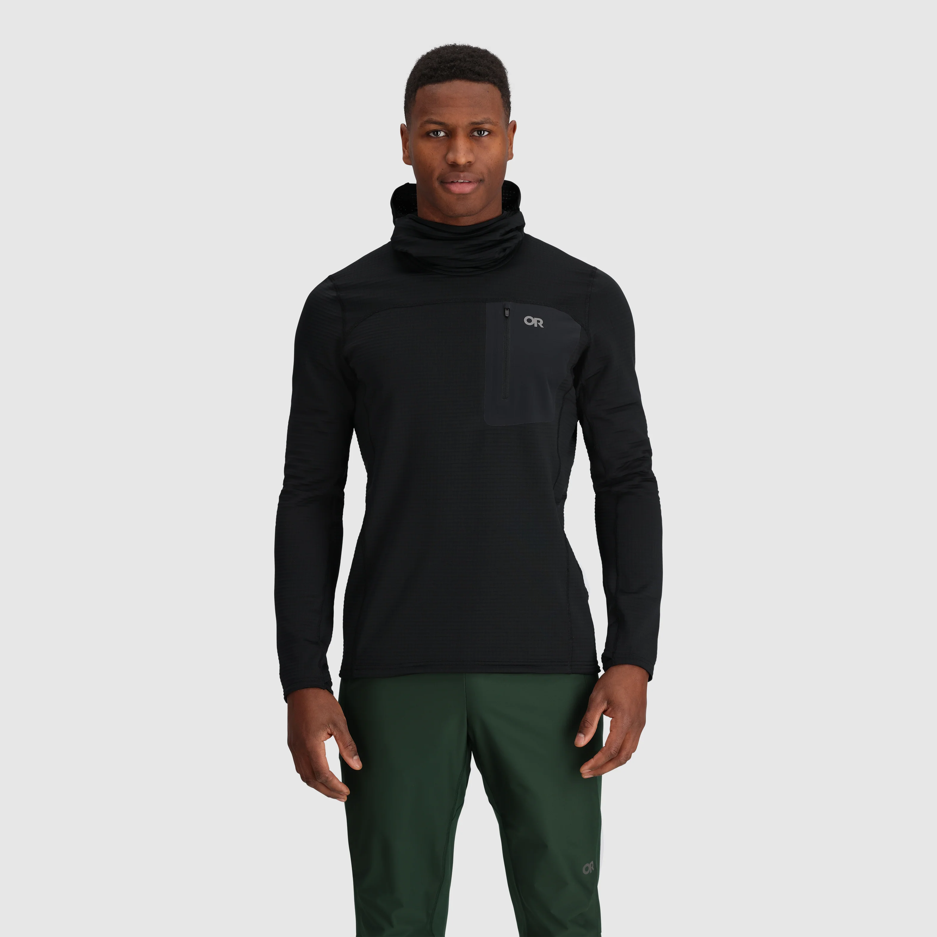 Men's Vigor Grid Fleece Pullover Hoodie - Image 16