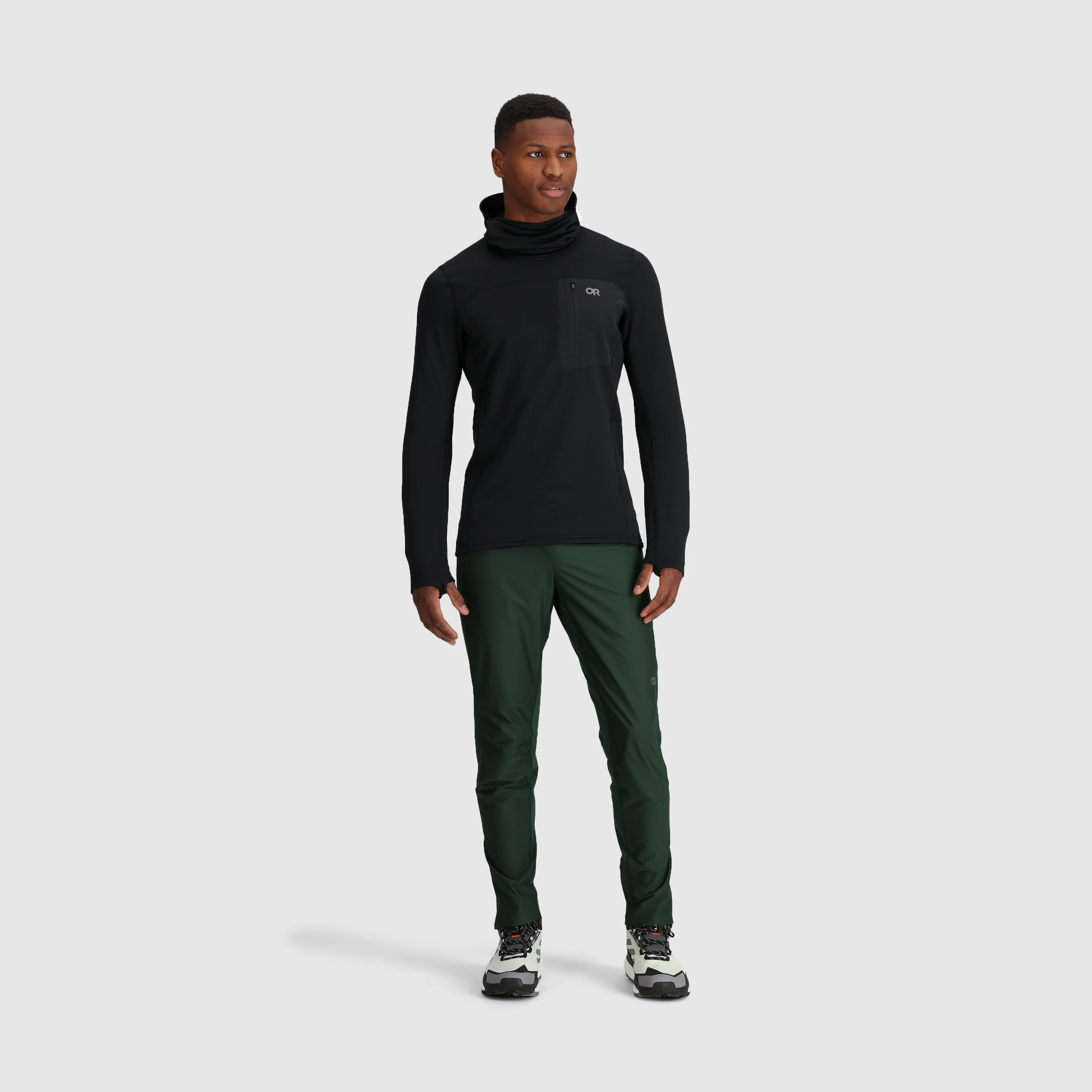 Men's Vigor Grid Fleece Pullover Hoodie - Image 19
