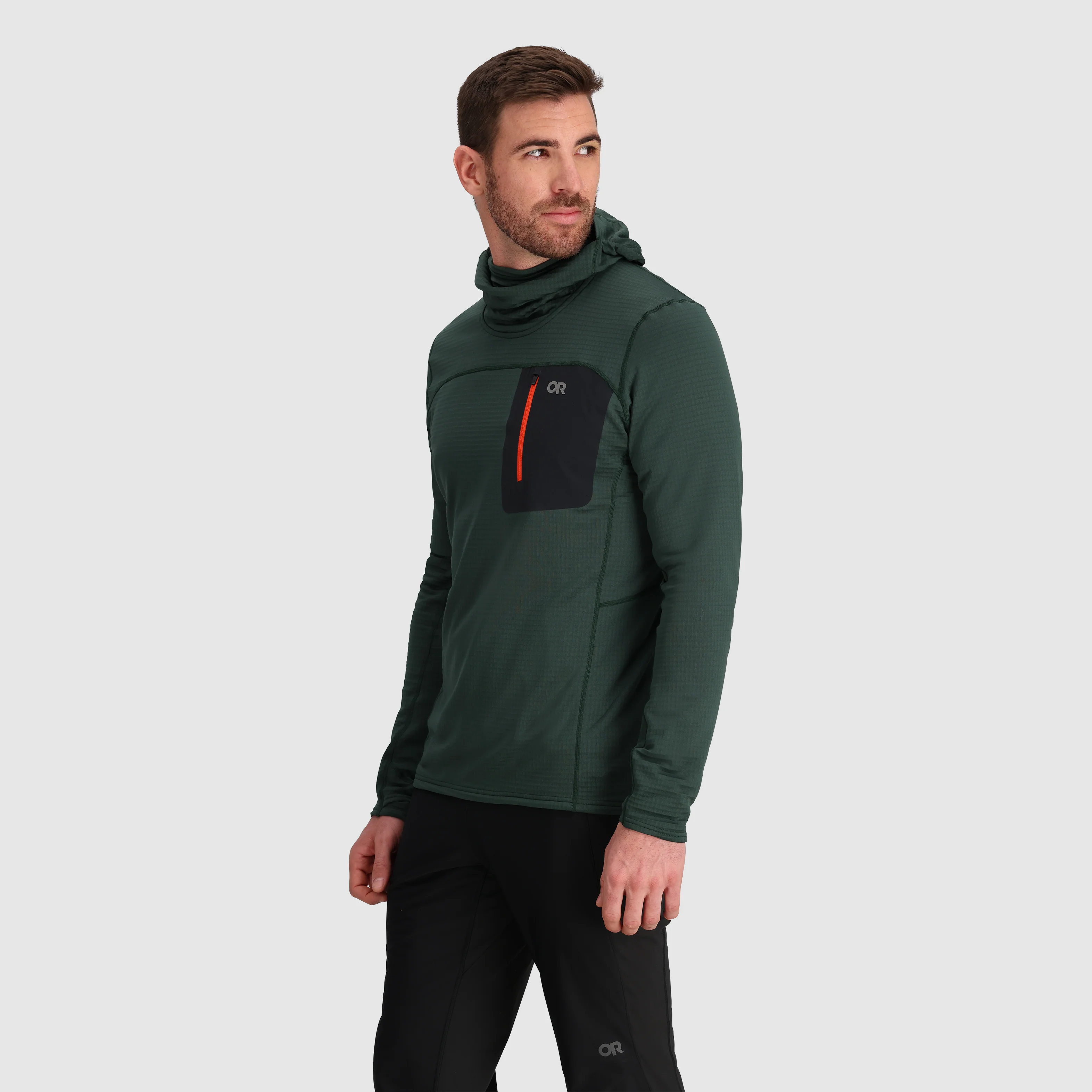Men's Vigor Grid Fleece Pullover Hoodie - Image 24