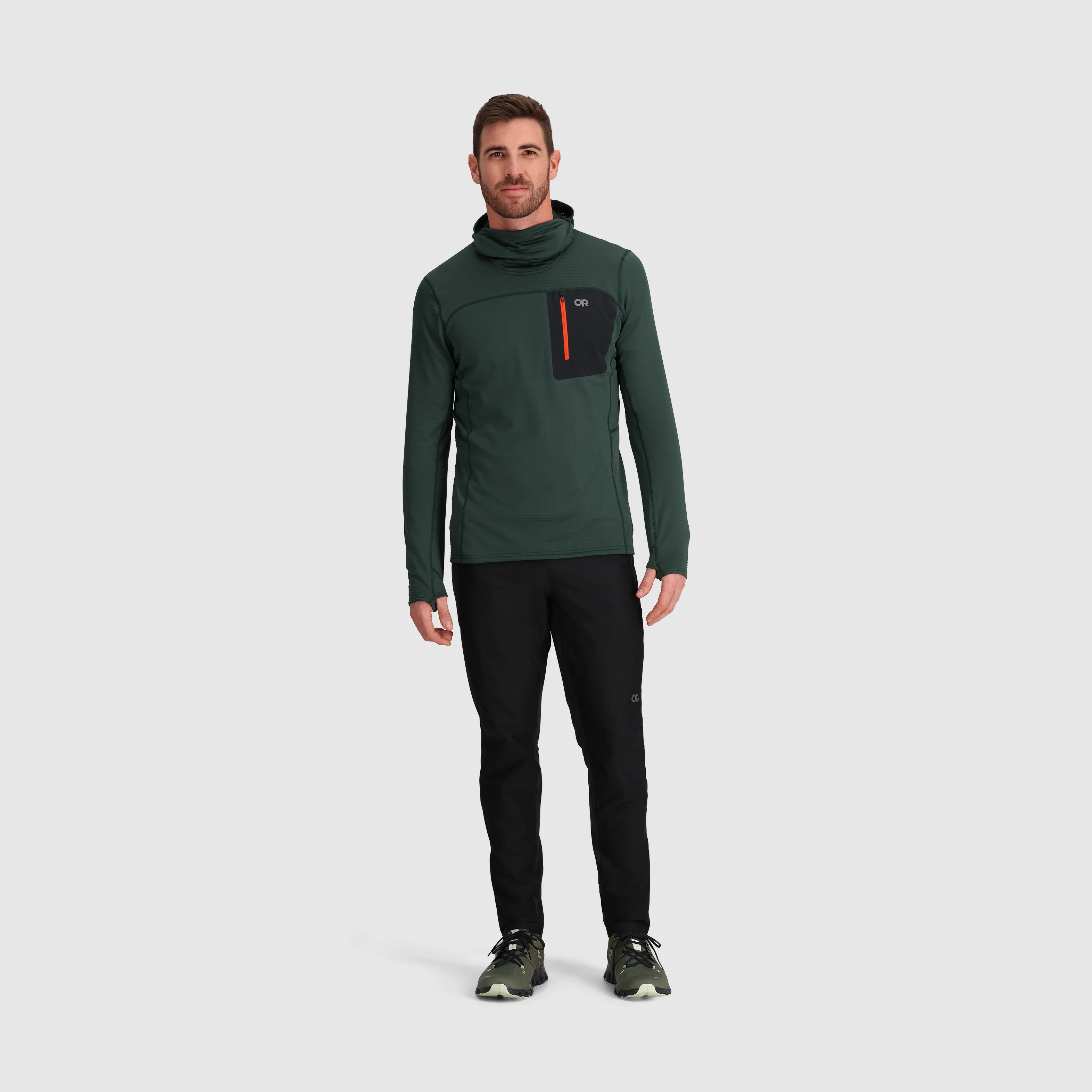 Men's Vigor Grid Fleece Pullover Hoodie - Image 25
