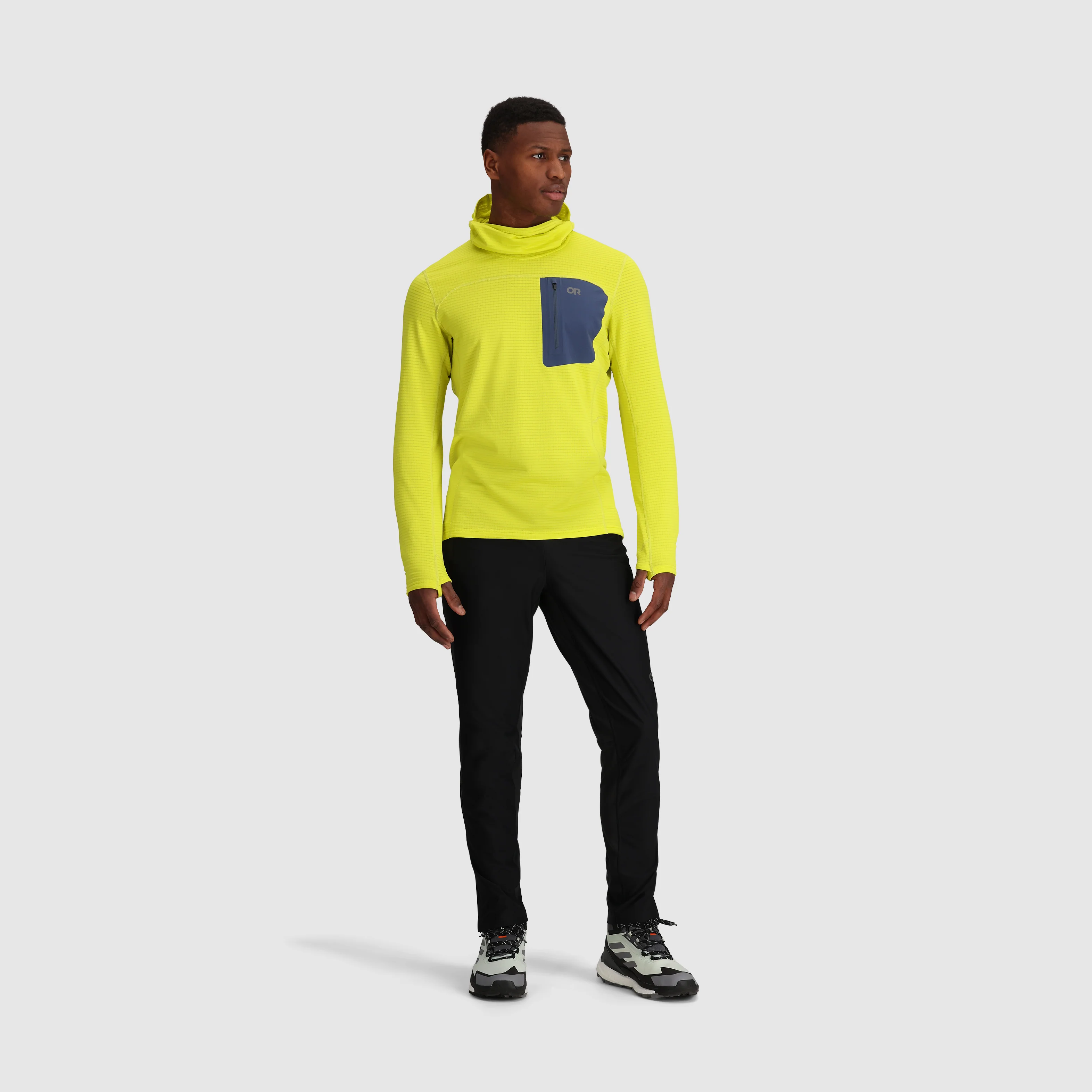 Men's Vigor Grid Fleece Pullover Hoodie - Image 44