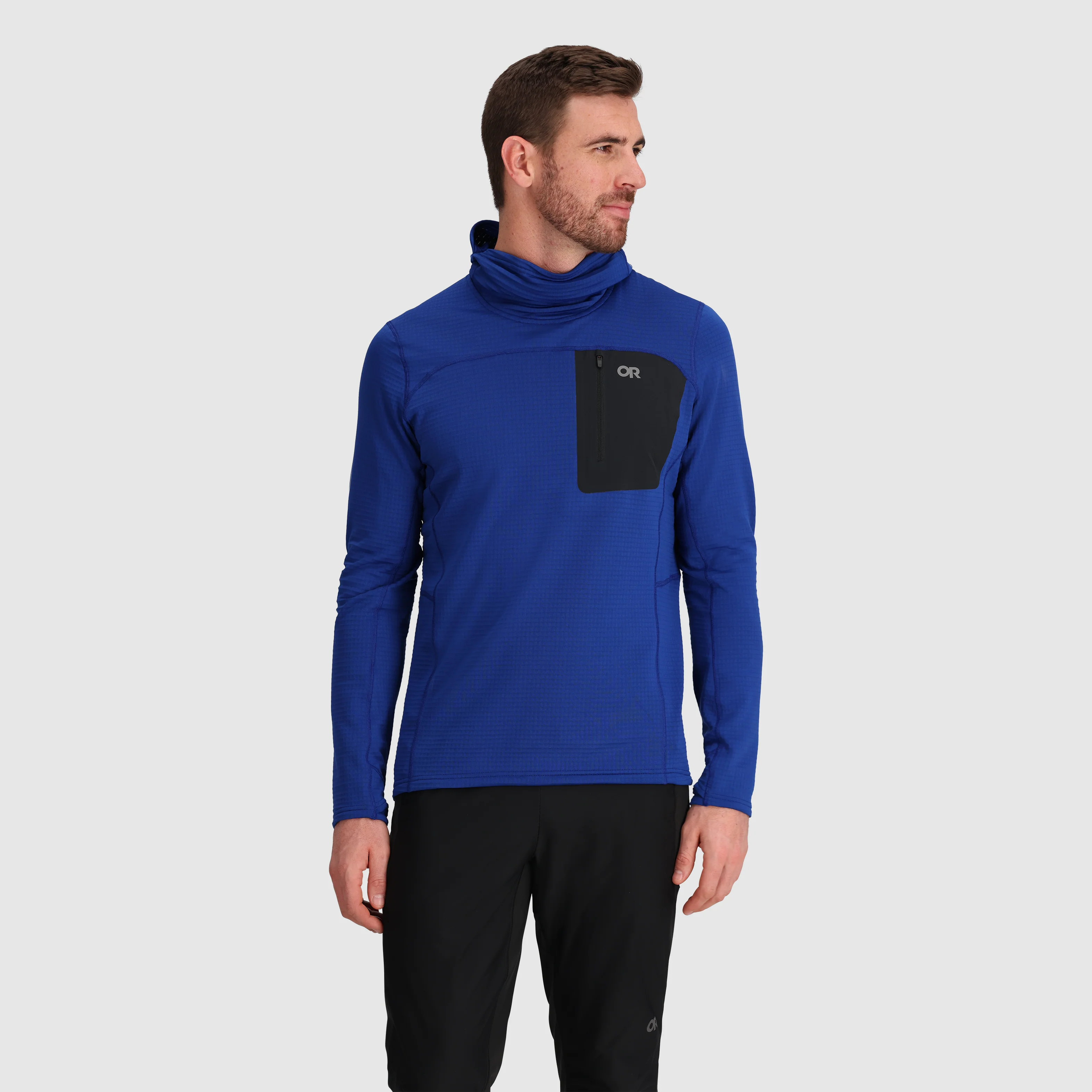 Men's Vigor Grid Fleece Pullover Hoodie - Image 49