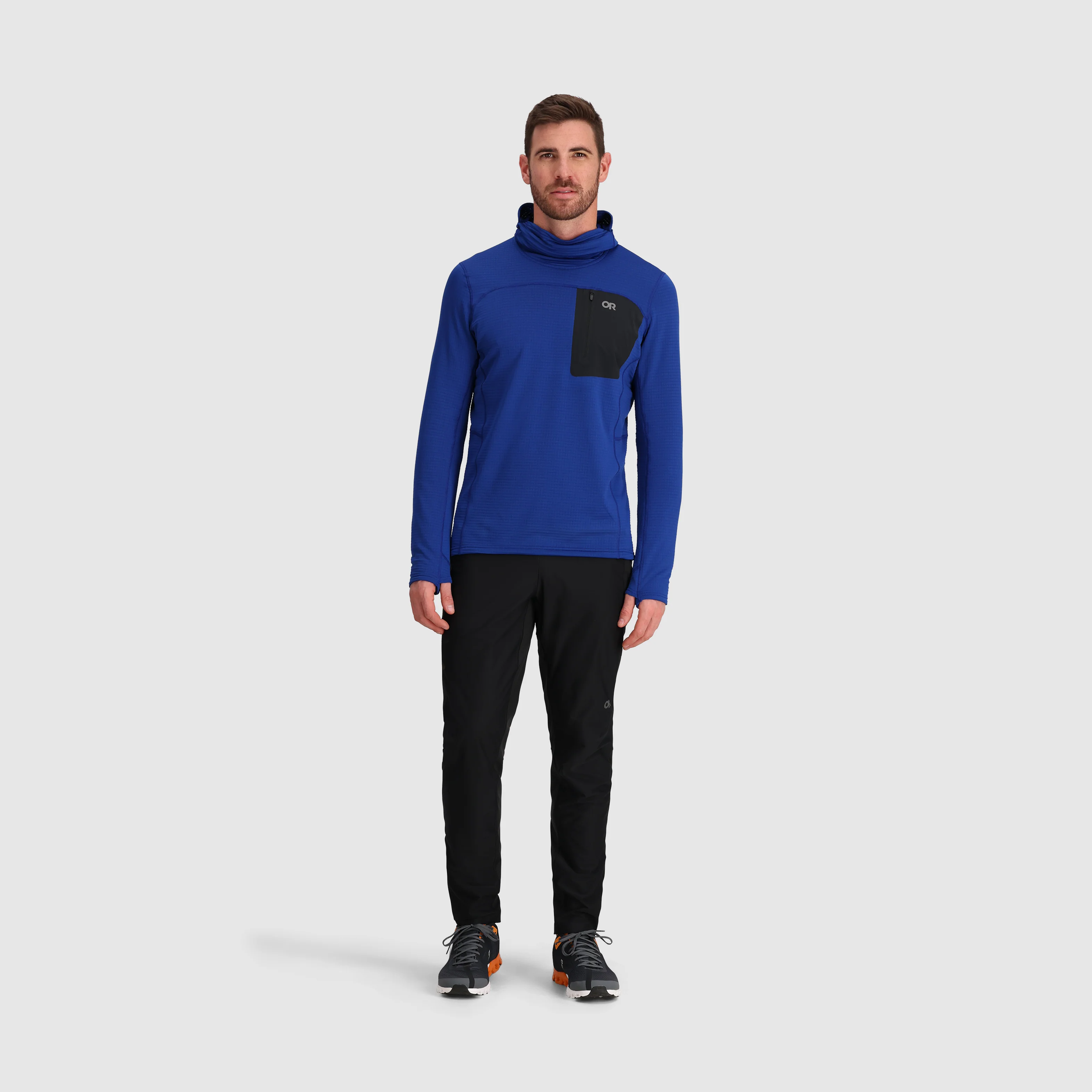 Men's Vigor Grid Fleece Pullover Hoodie - Image 52