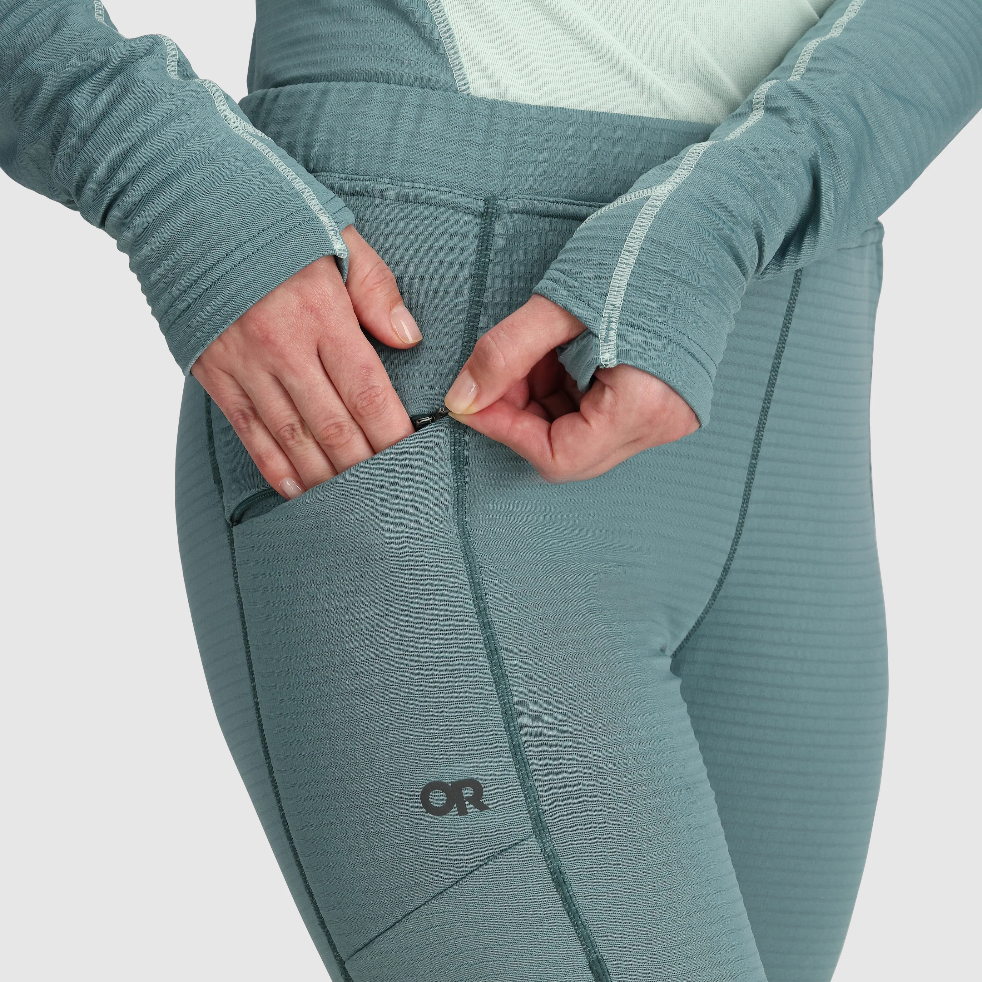 Women's Vigor Grid Fleece Bottoms - Image 12