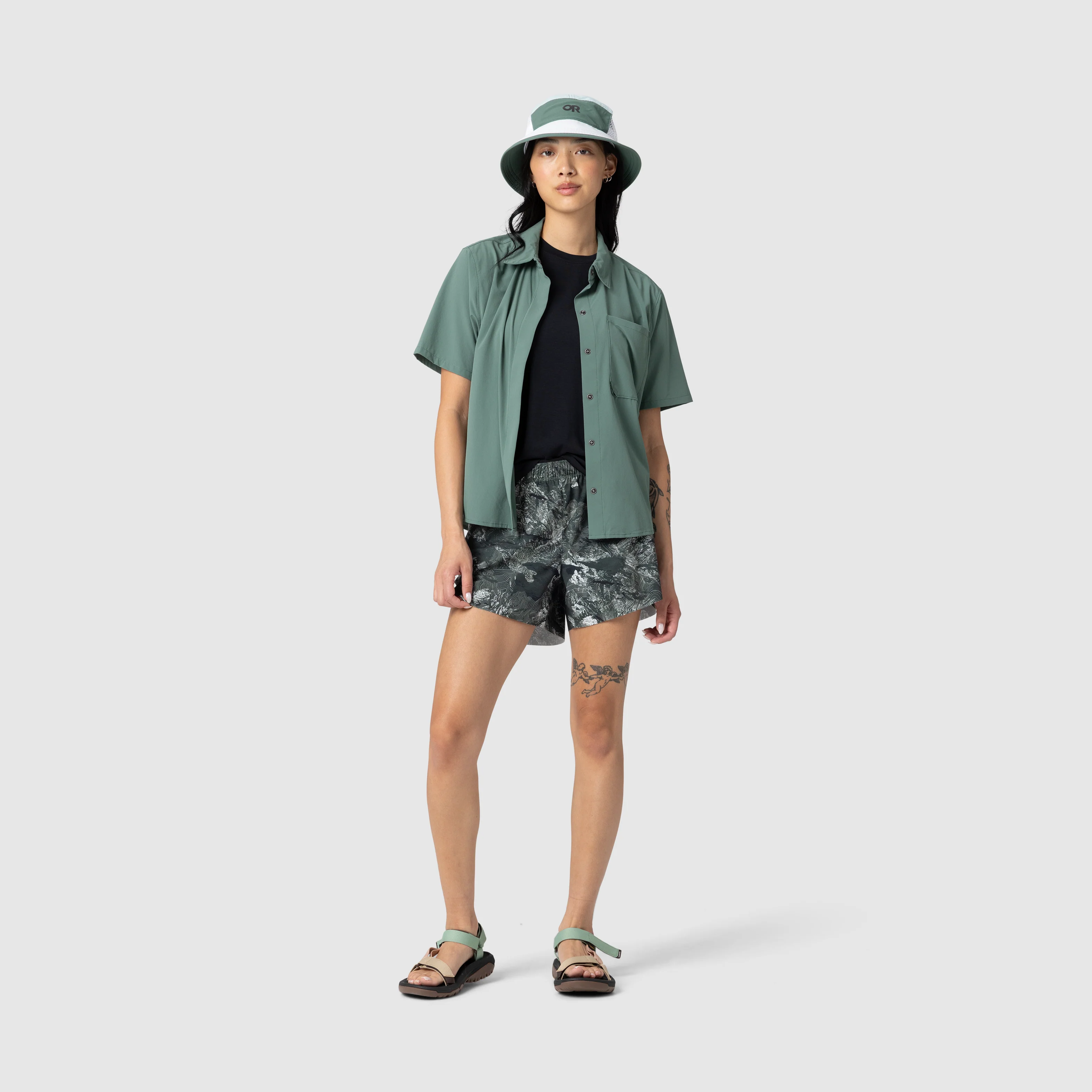 Women's Astroman Short Sleeve Sun Shirt - Image 10