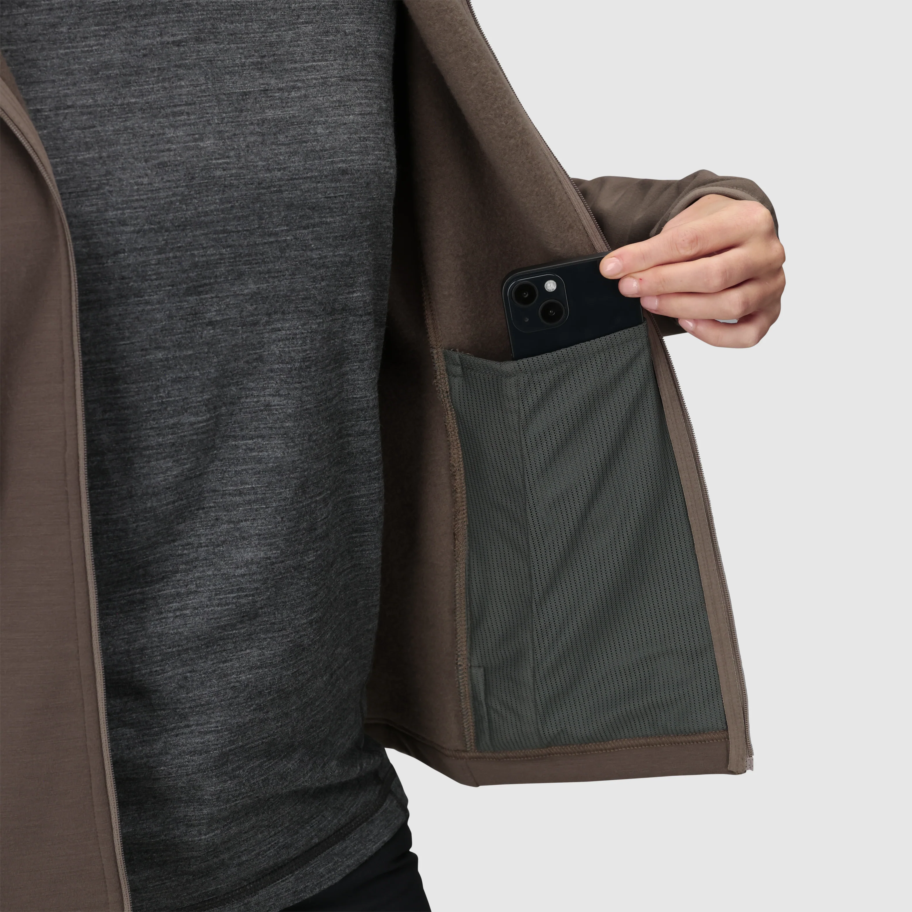 Women's Crescent Fleece Full Zip Hoodie - Image 10