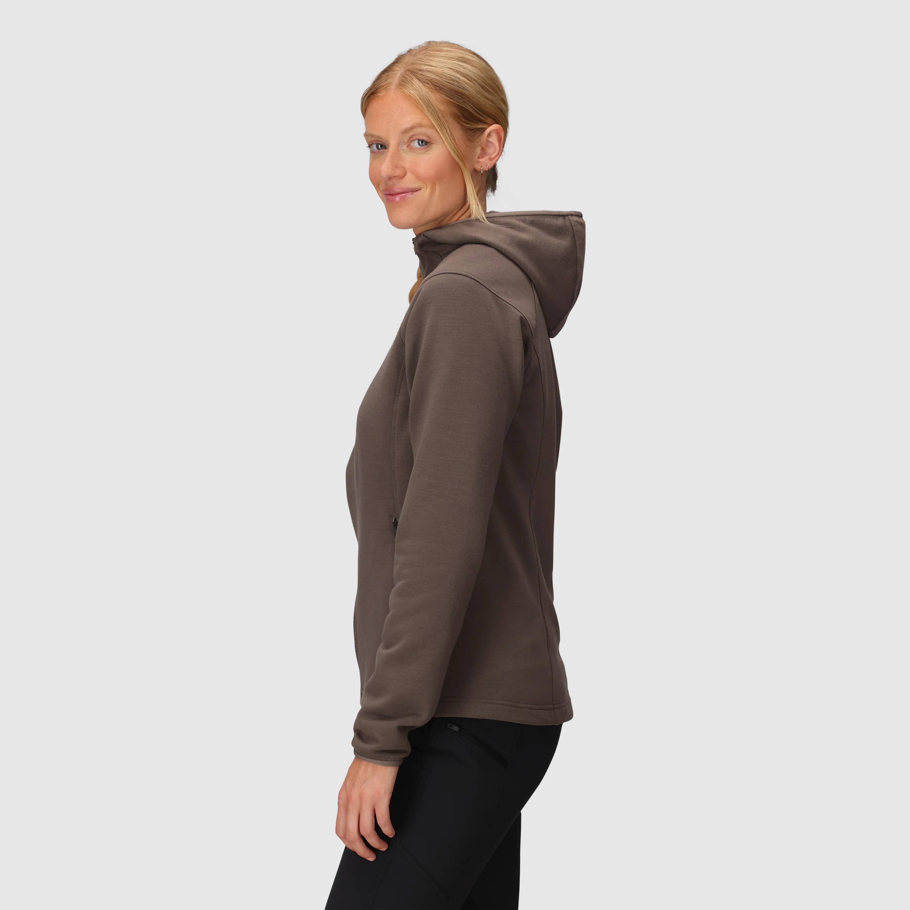 Women's Crescent Fleece Full Zip Hoodie - Image 5
