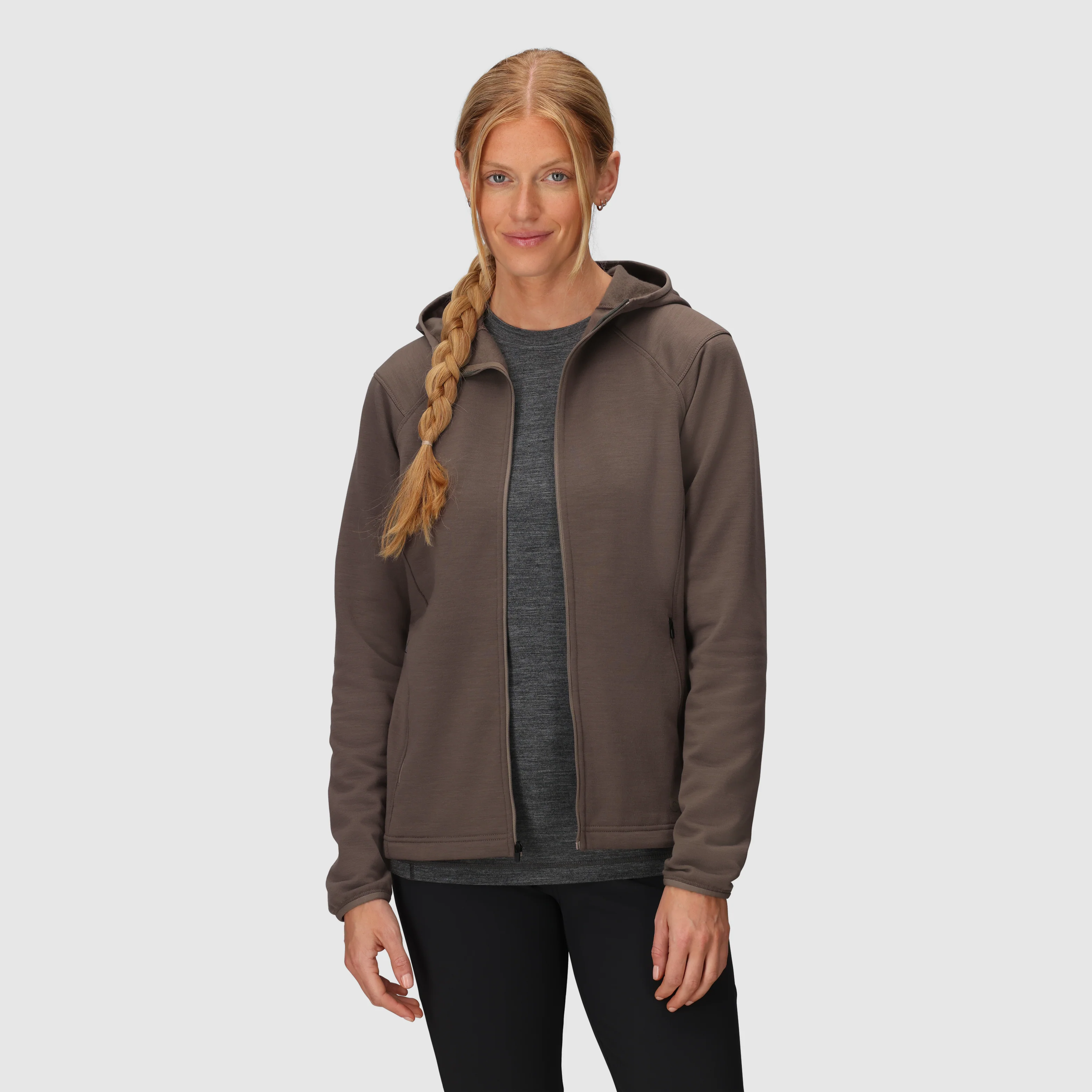 Women's Crescent Fleece Full Zip Hoodie - Image 6