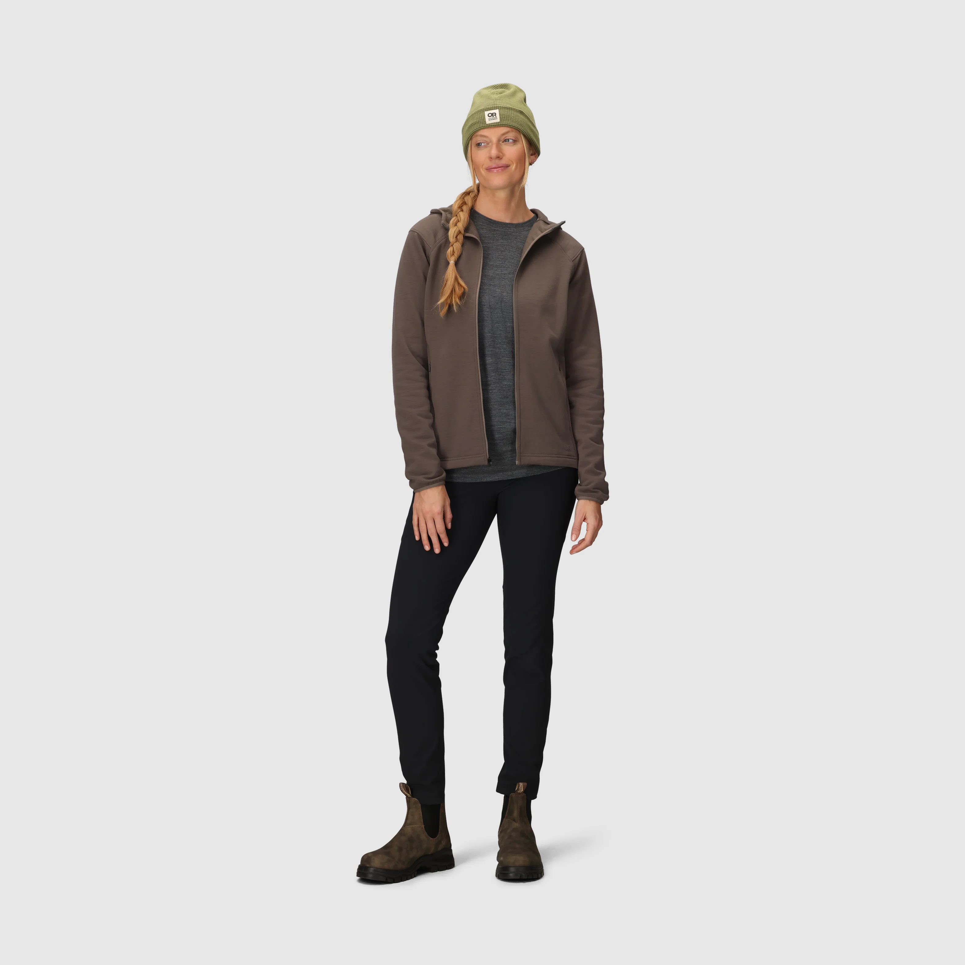 Women's Crescent Fleece Full Zip Hoodie - Image 7