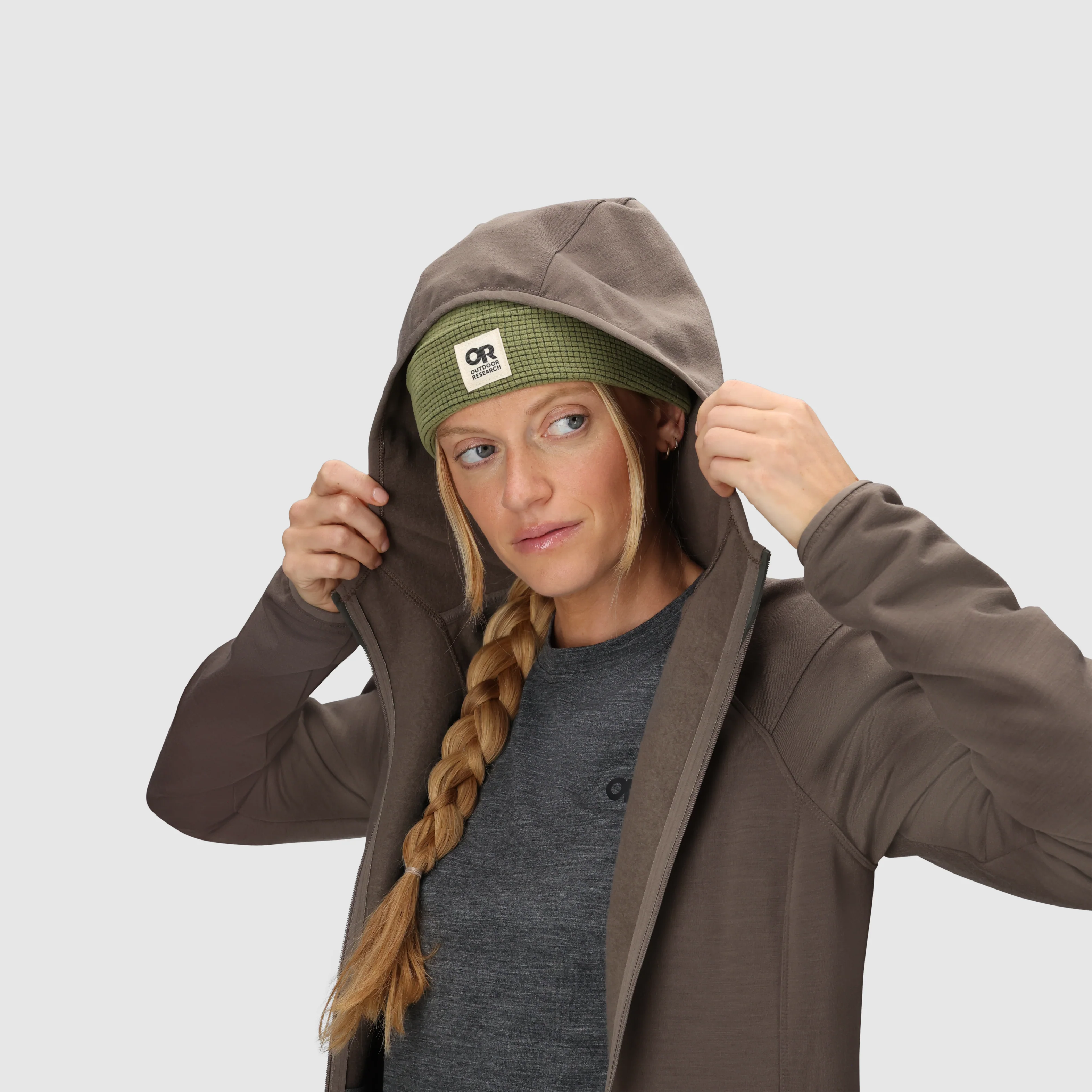 Women's Crescent Fleece Full Zip Hoodie - Image 9