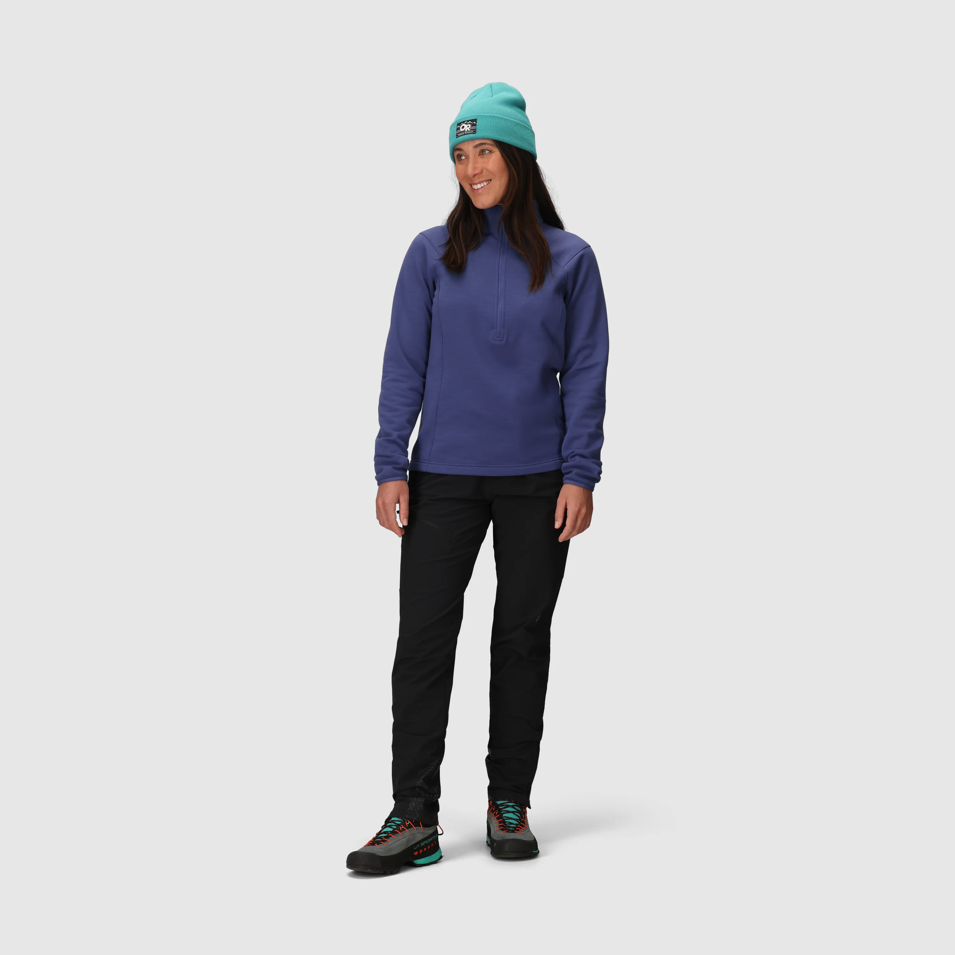 Women's Crescent Fleece Half Zip - Image 5