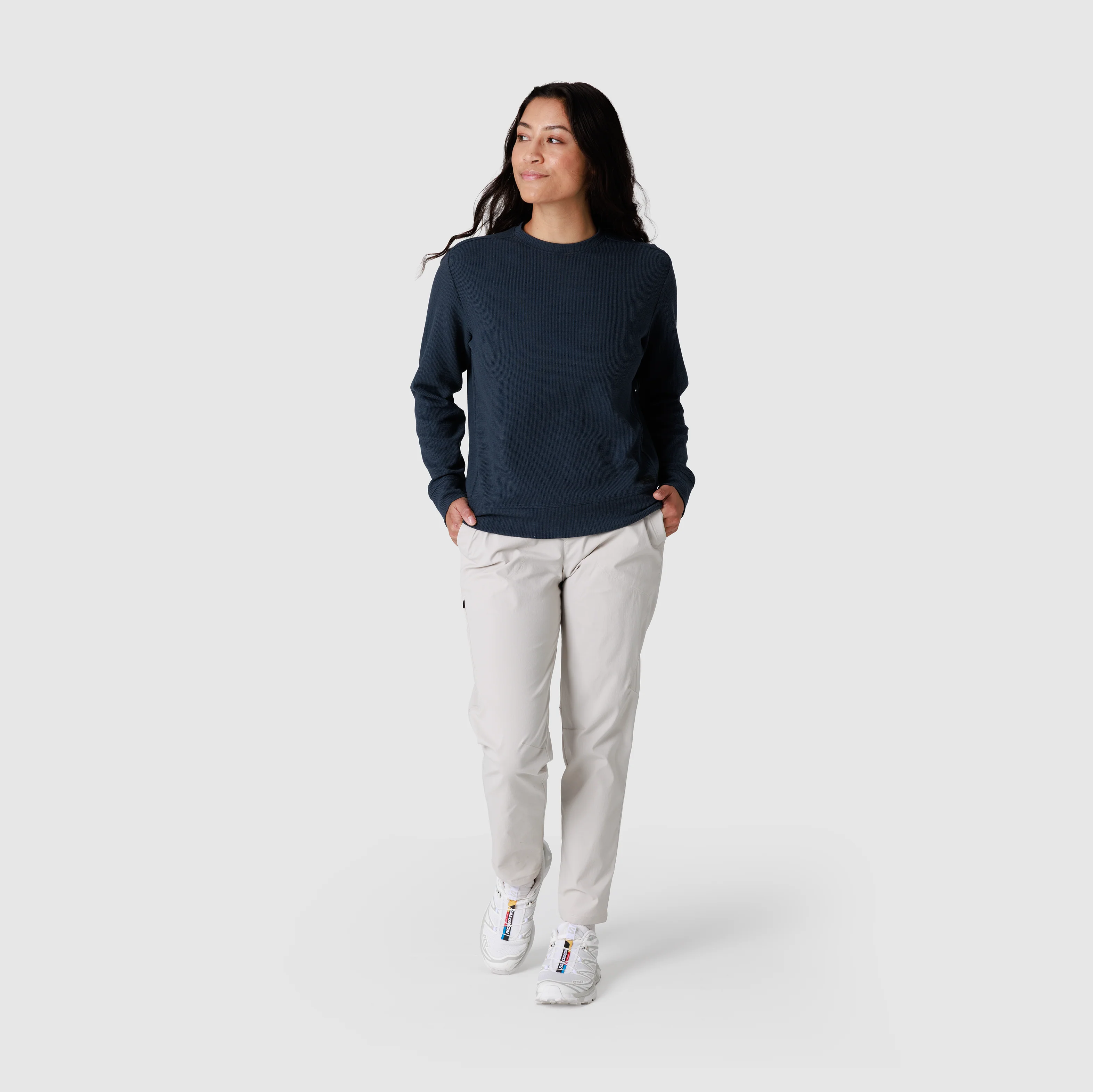 Women's Eclipse Waffle Long Sleeve Tee - Image 16