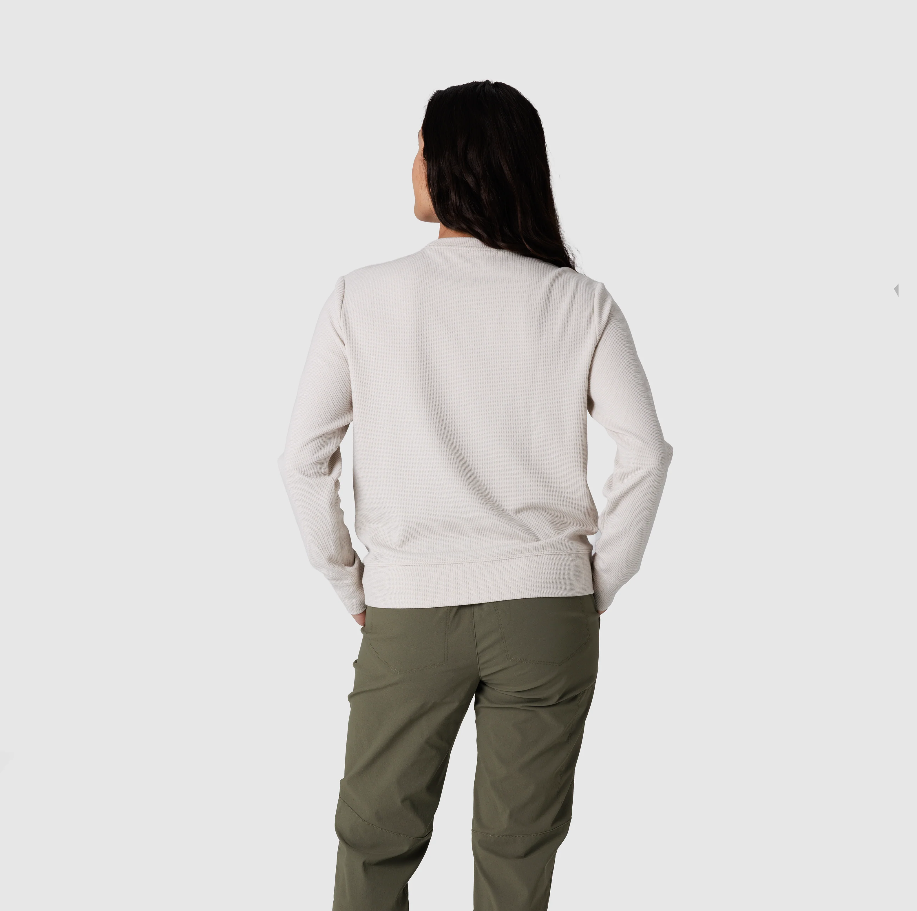 Women's Eclipse Waffle Long Sleeve Tee - Image 3