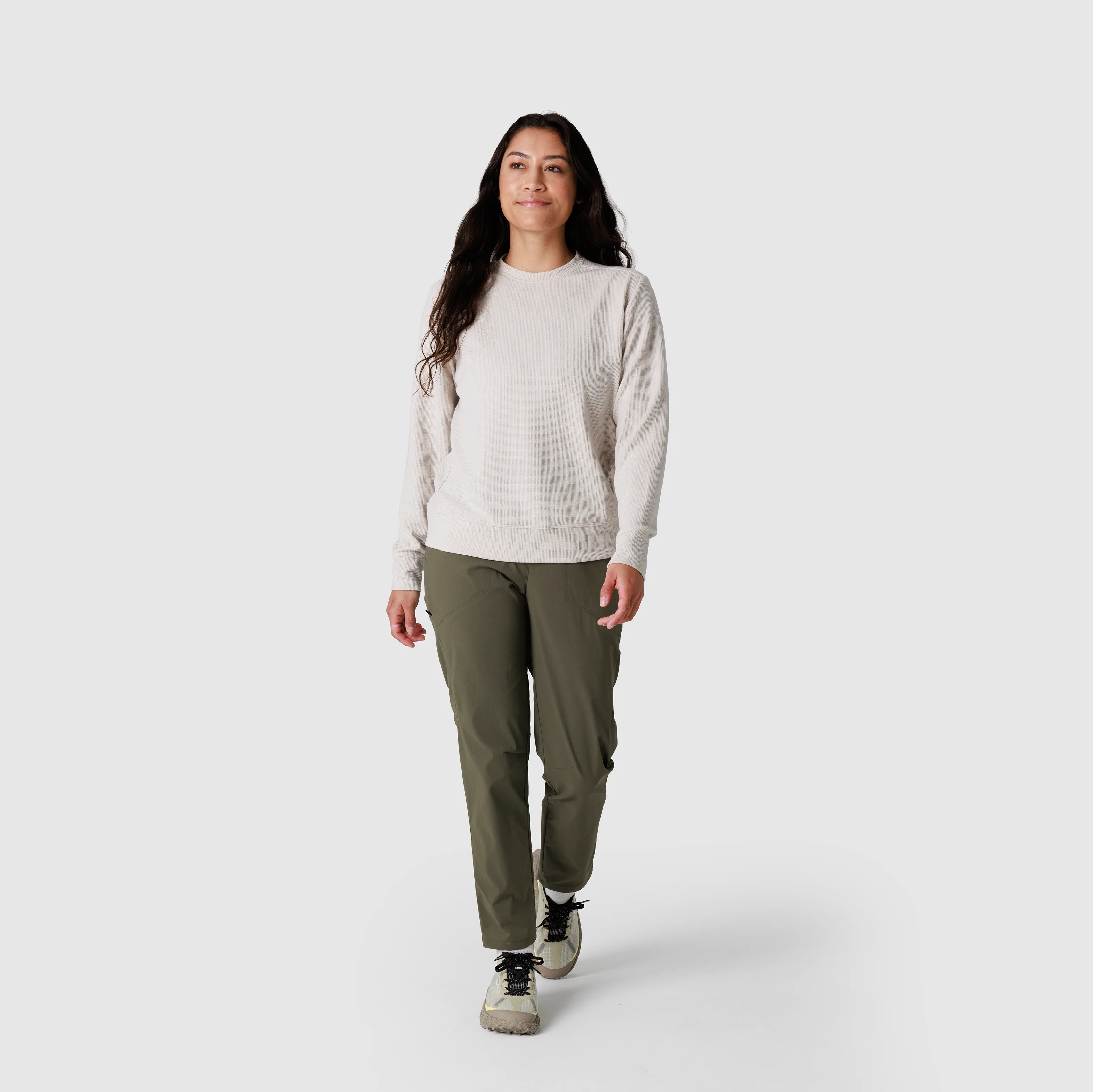 Women's Eclipse Waffle Long Sleeve Tee - Image 5