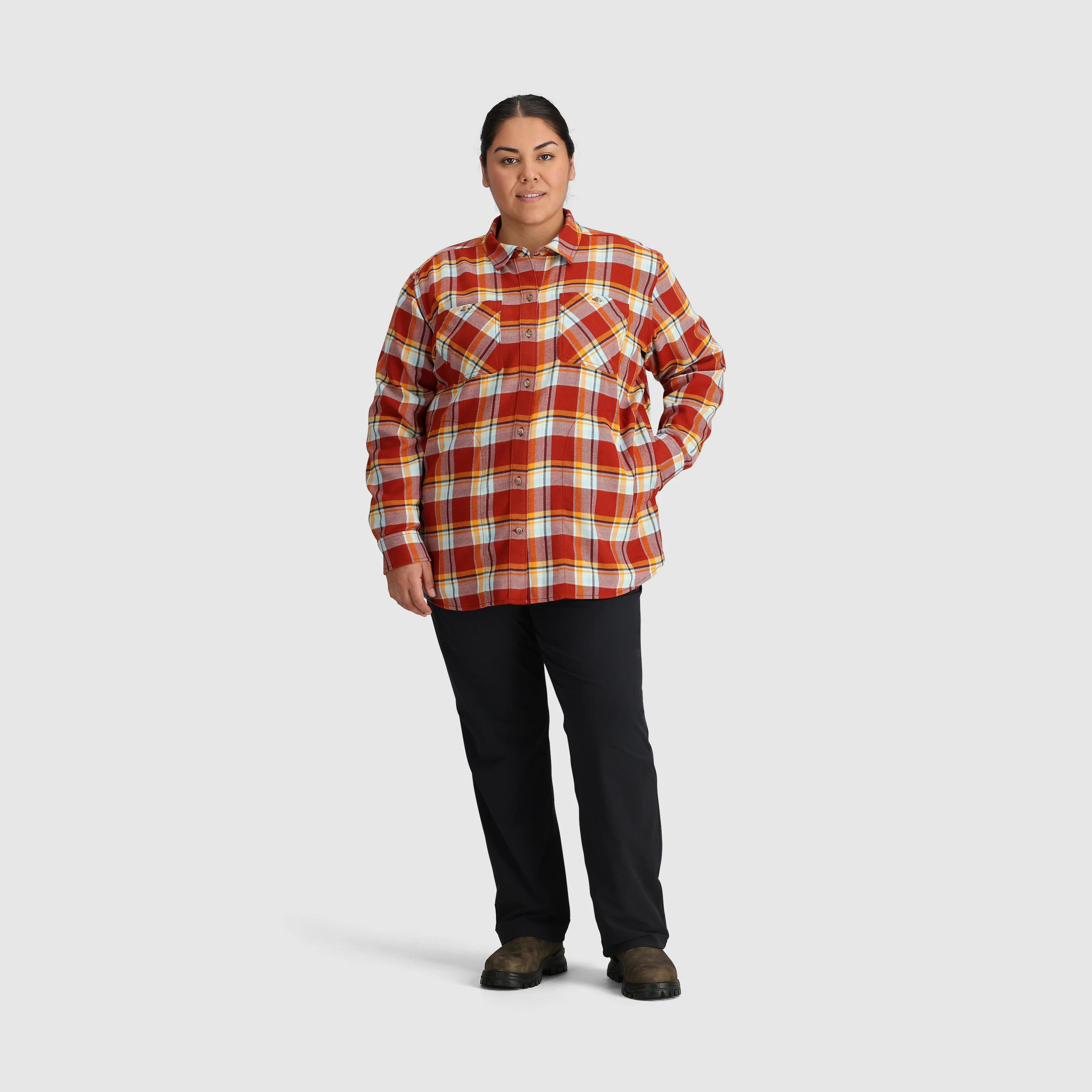Women's Feedback Flannel Twill Shirt-Plus - Image 4