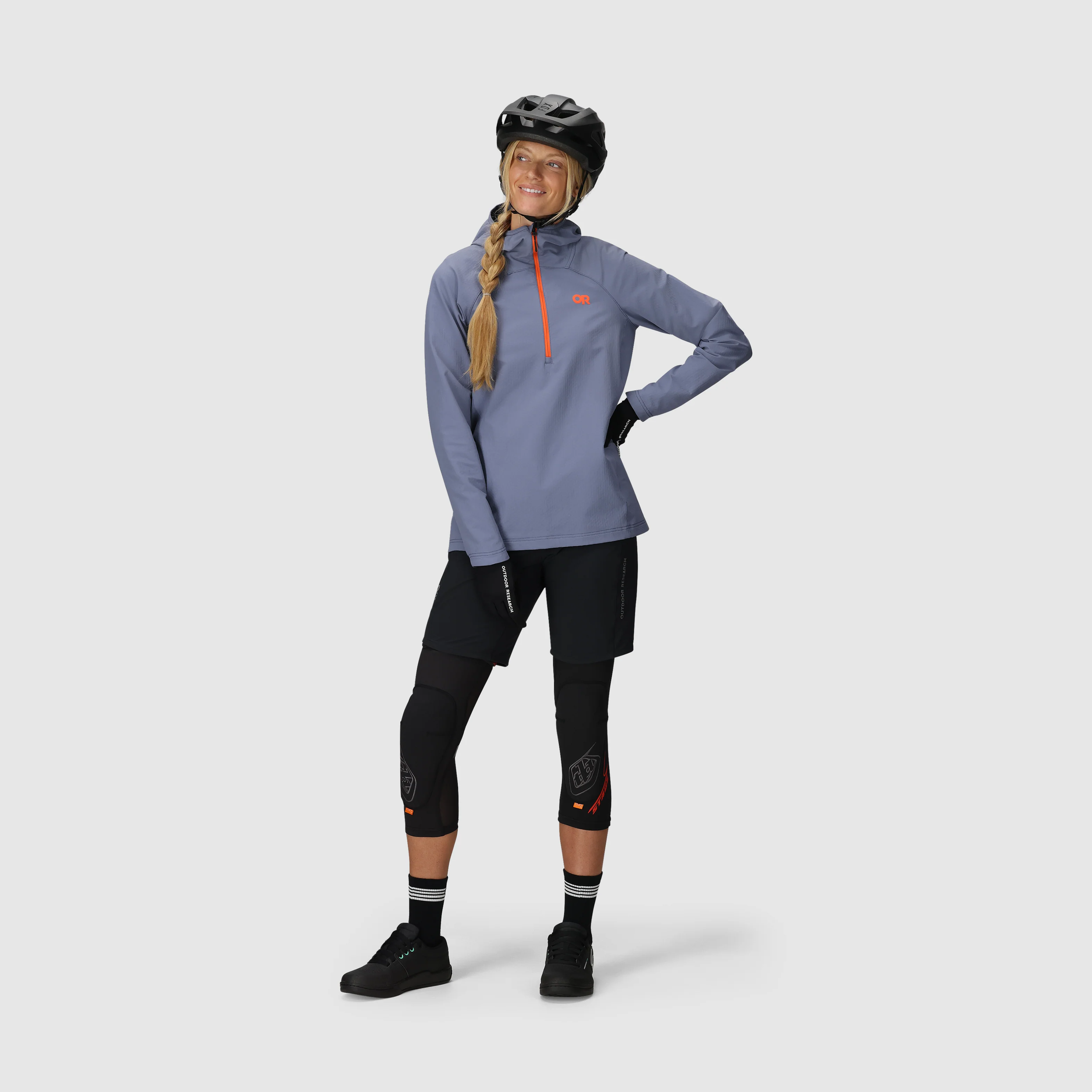 Women's Freewheel MTB Half Zip Hoodie - Image 11