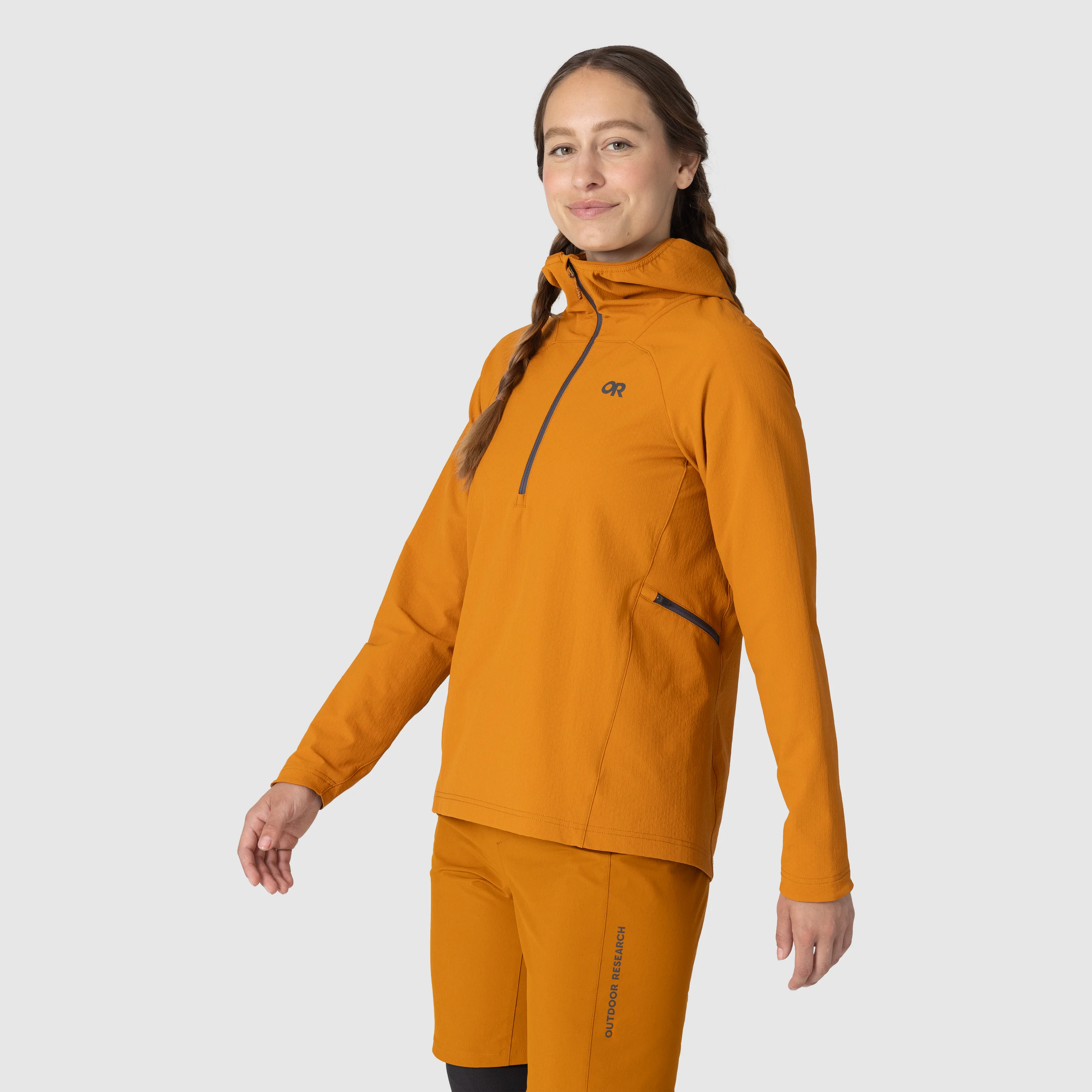 Women's Freewheel MTB Half Zip Hoodie - Image 3
