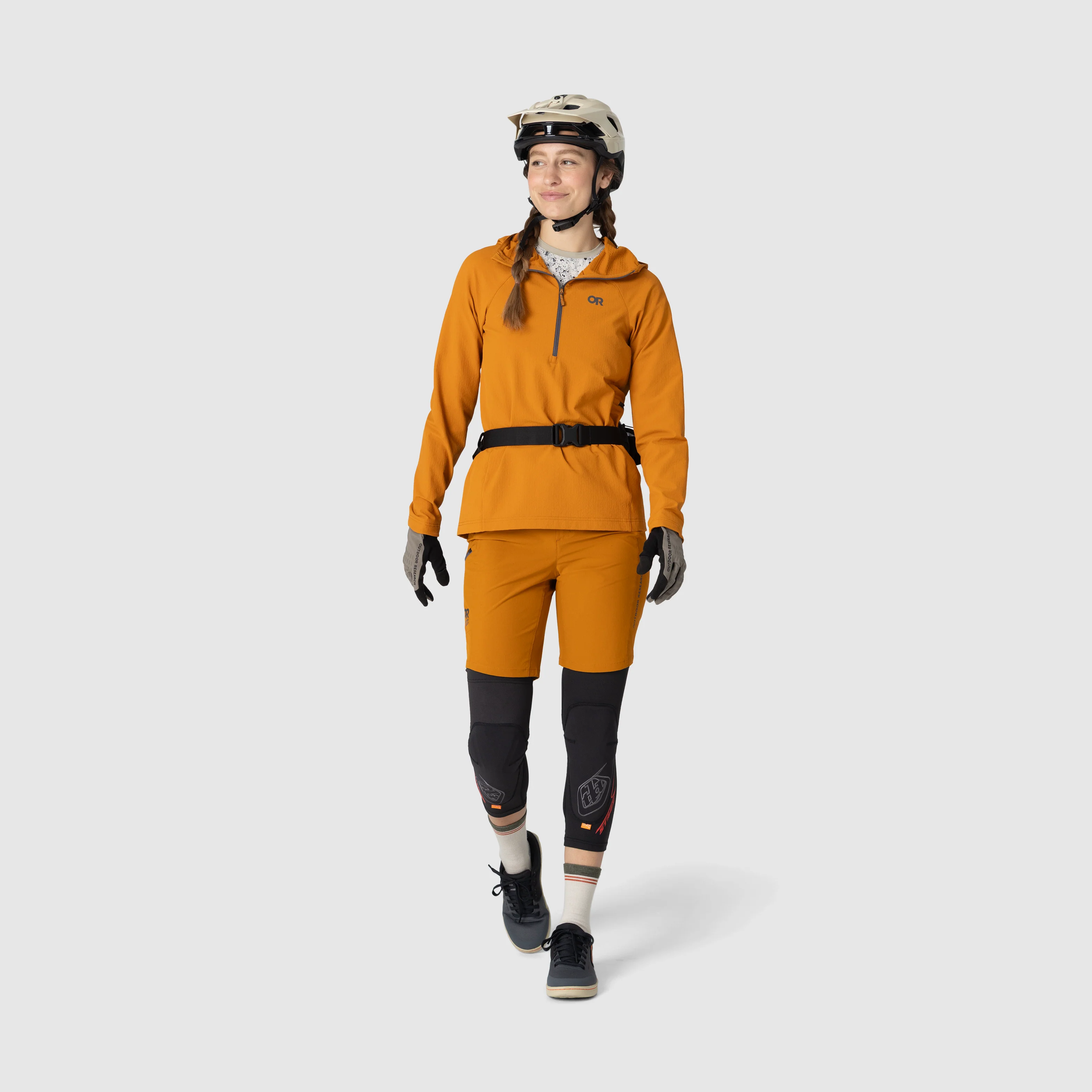 Women's Freewheel MTB Half Zip Hoodie - Image 4