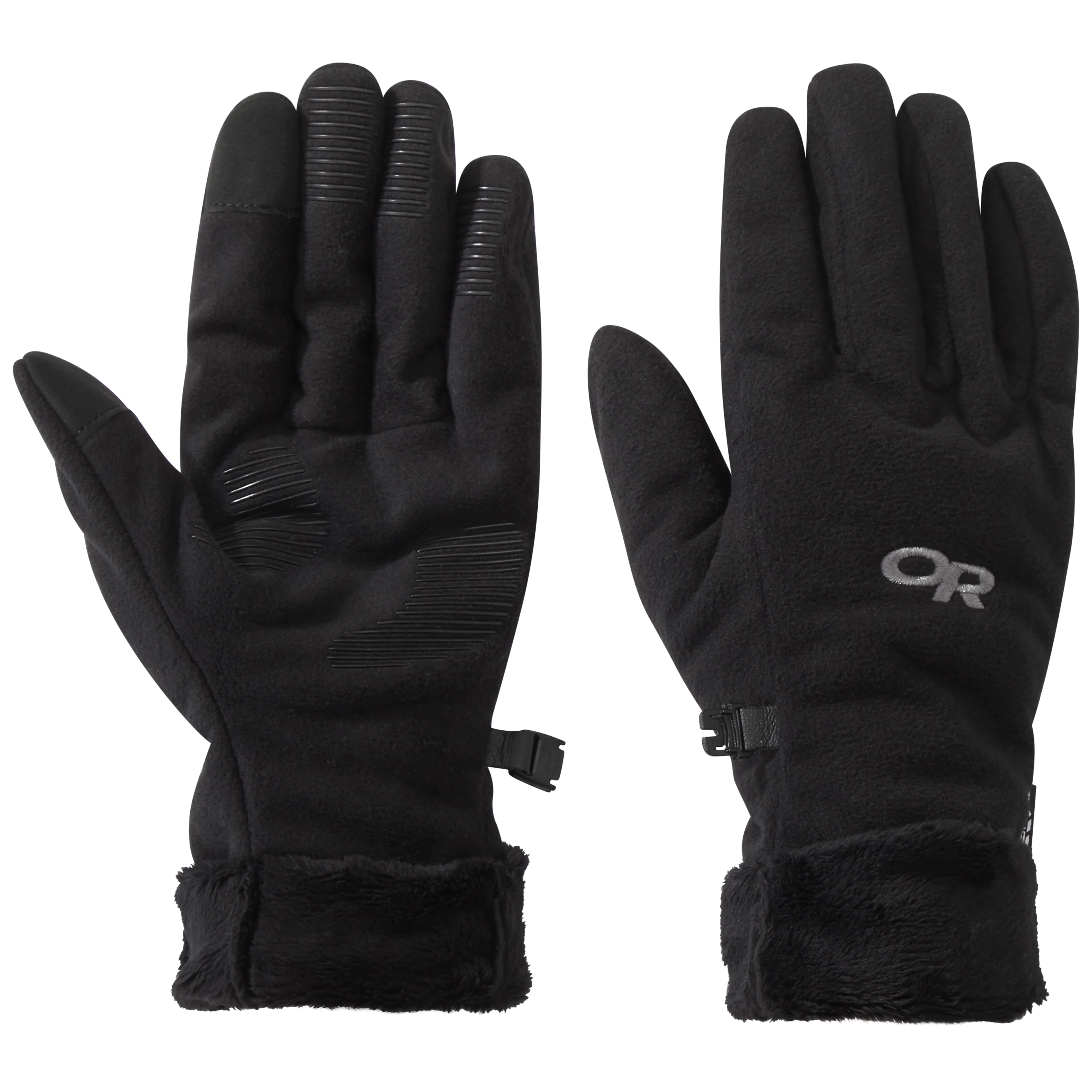 Women's Fuzzy Sensor Gloves - Image 2