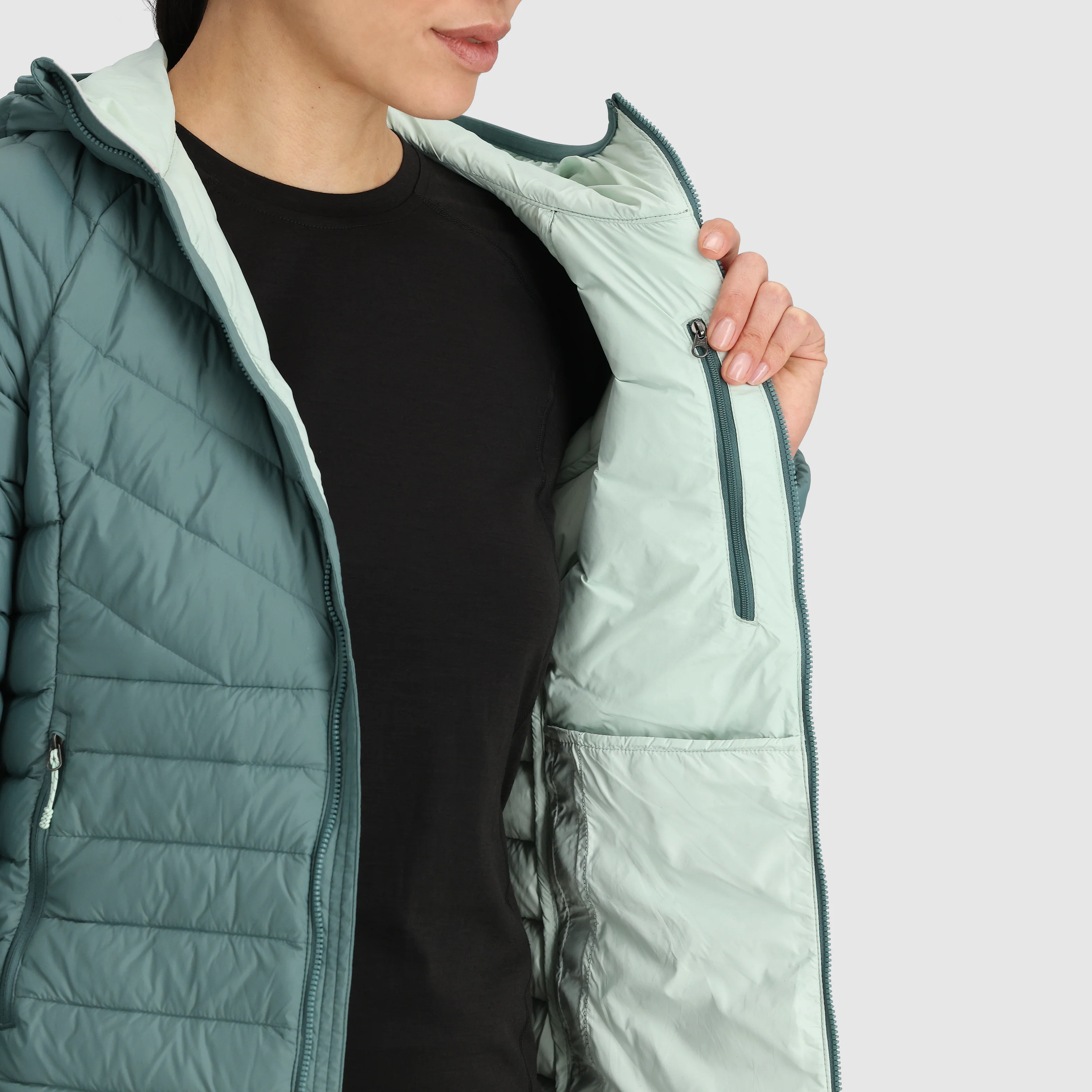 Women's Transcendent Down Hoodie - Image 33