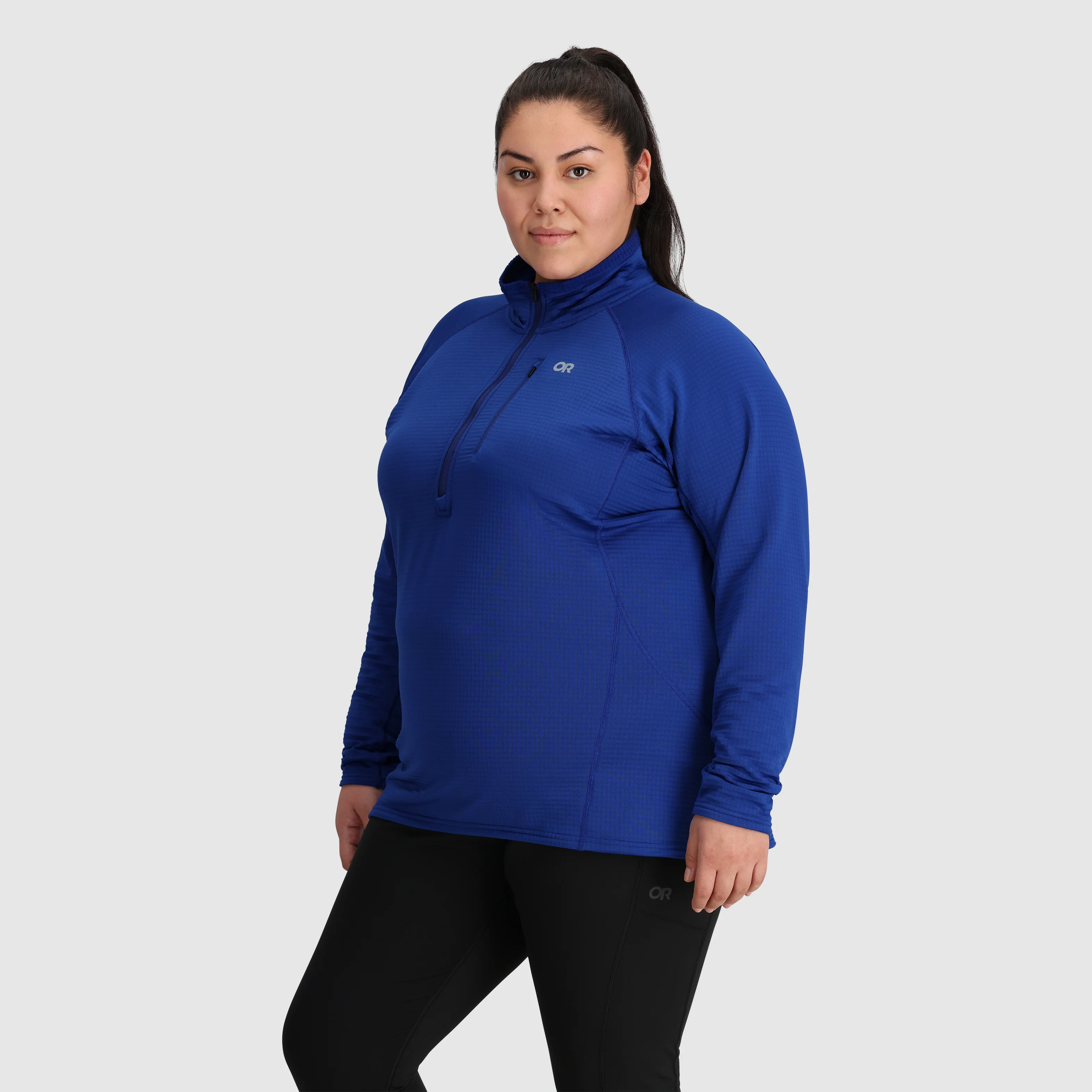 Women's Vigor Grid Fleece Half Zip-Plus - Image 4