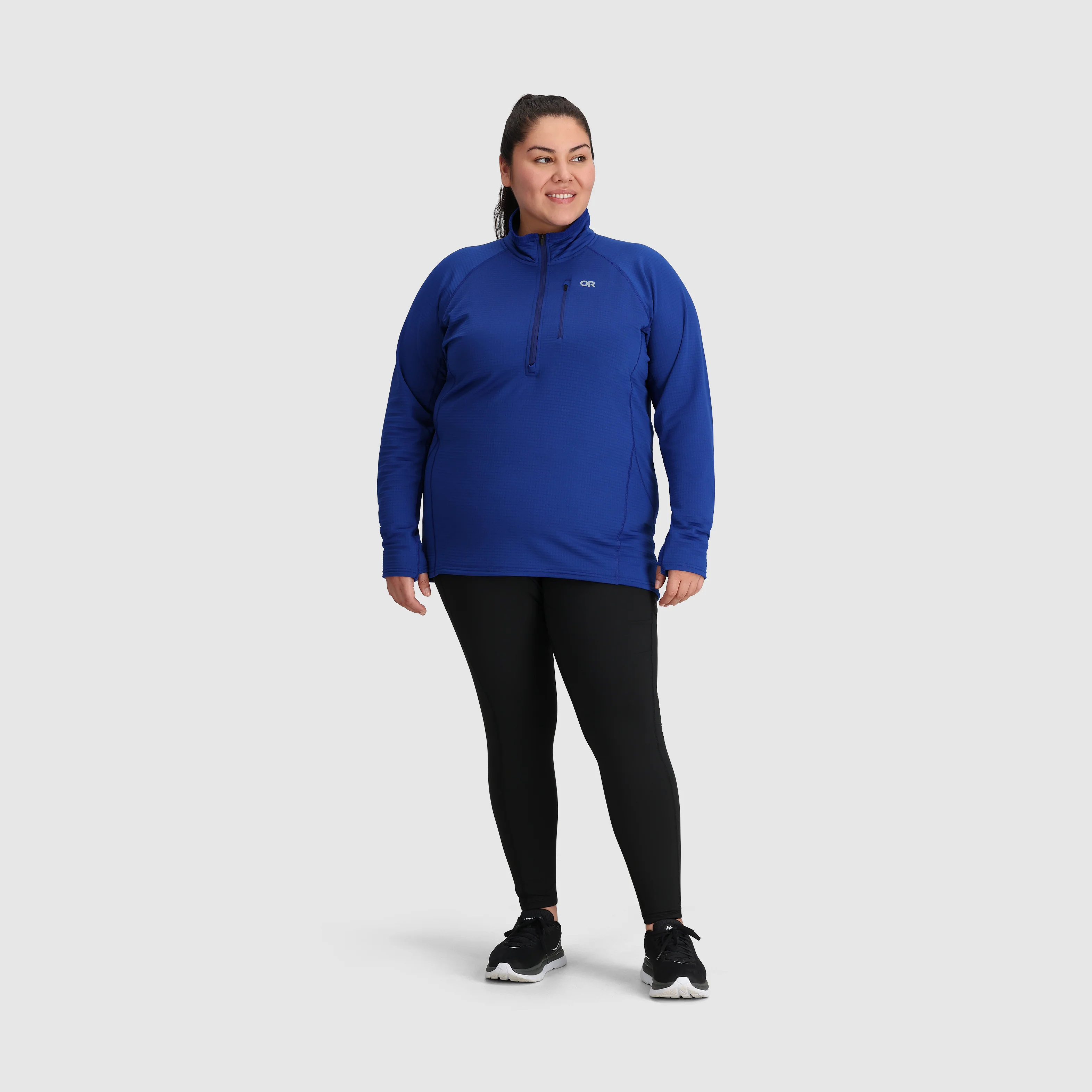 Women's Vigor Grid Fleece Half Zip-Plus - Image 5