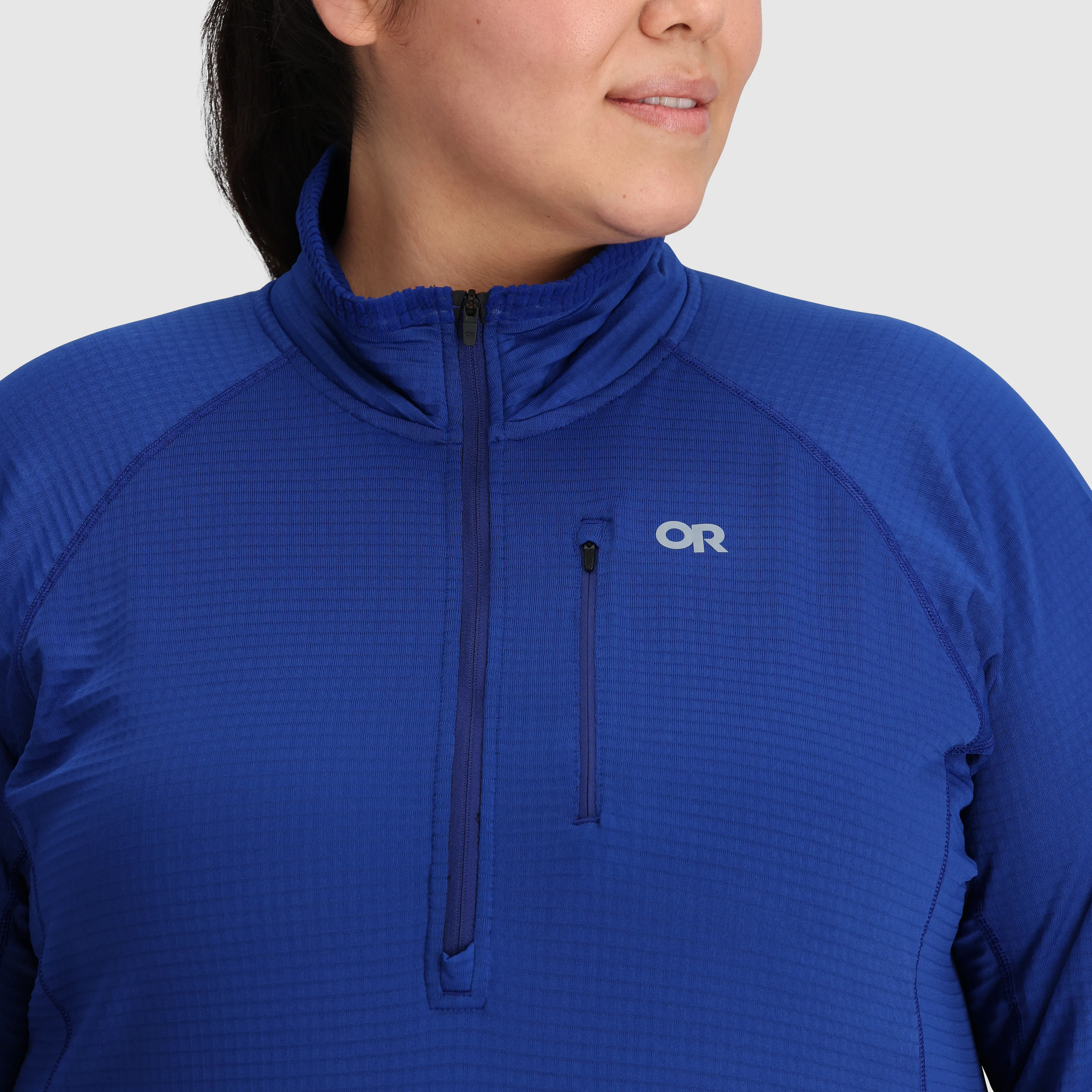 Women's Vigor Grid Fleece Half Zip-Plus - Image 6