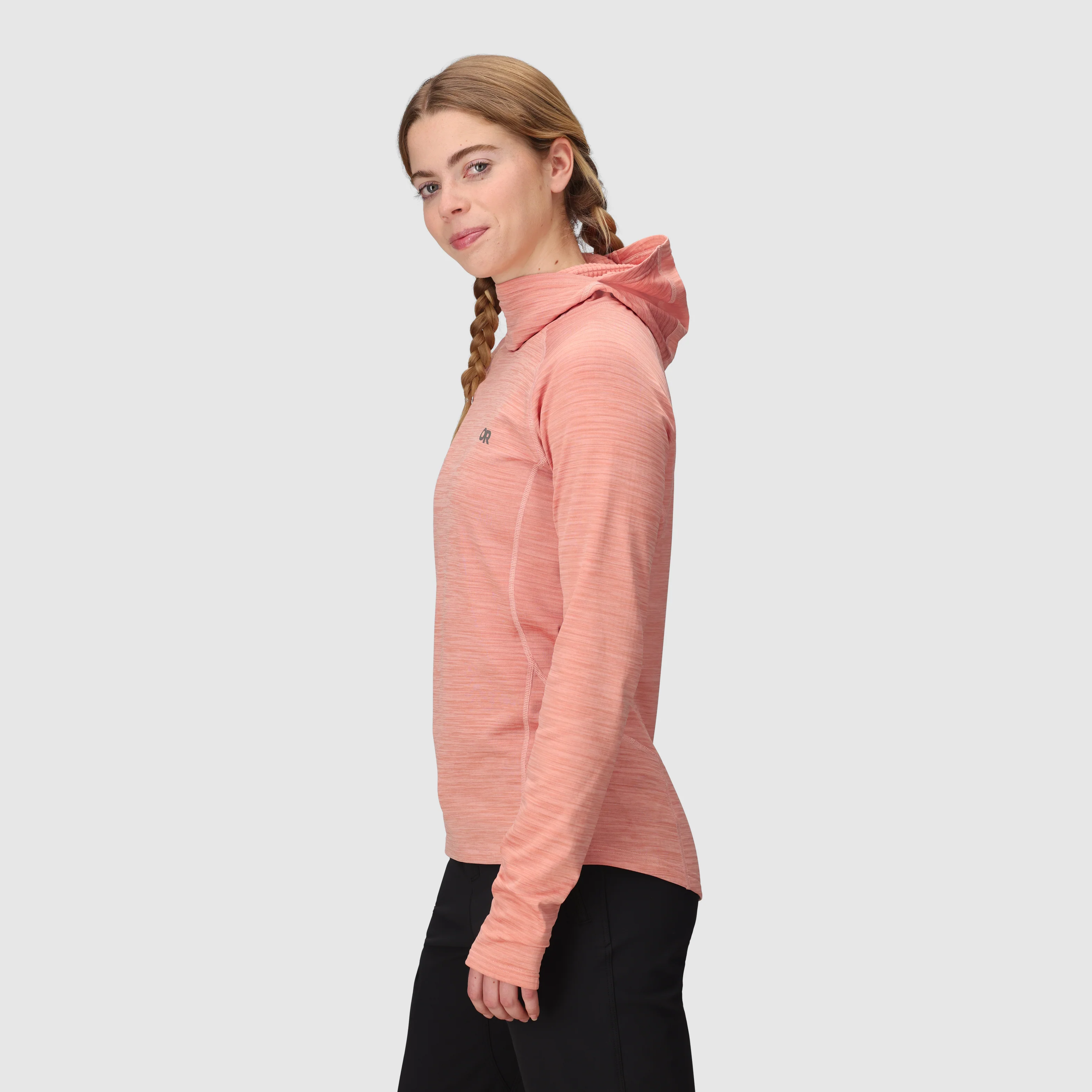Women's Vigor Grid Fleece Pullover Hoodie - Image 3