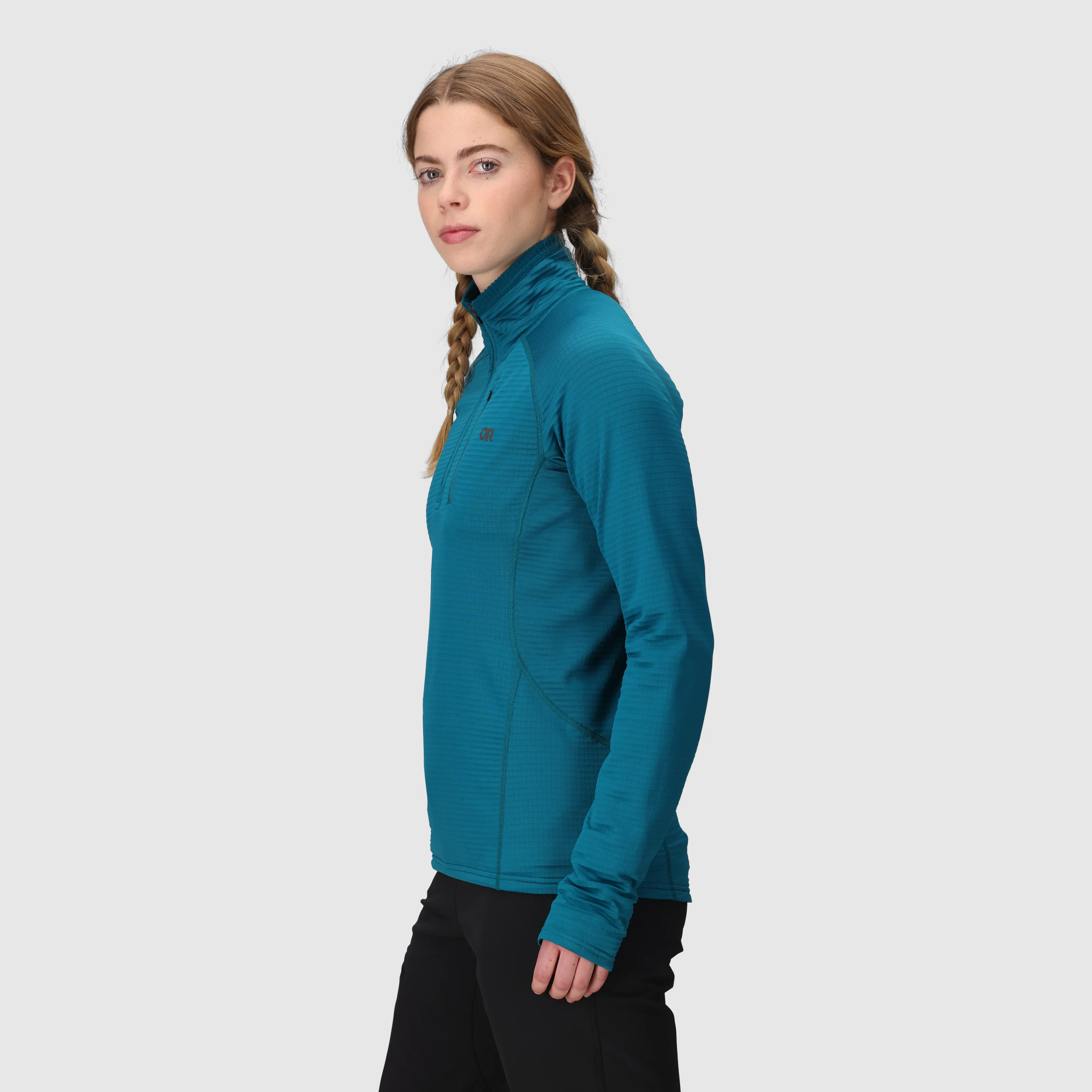 Women's Vigor Grid Fleece Quarter Zip - Image 13