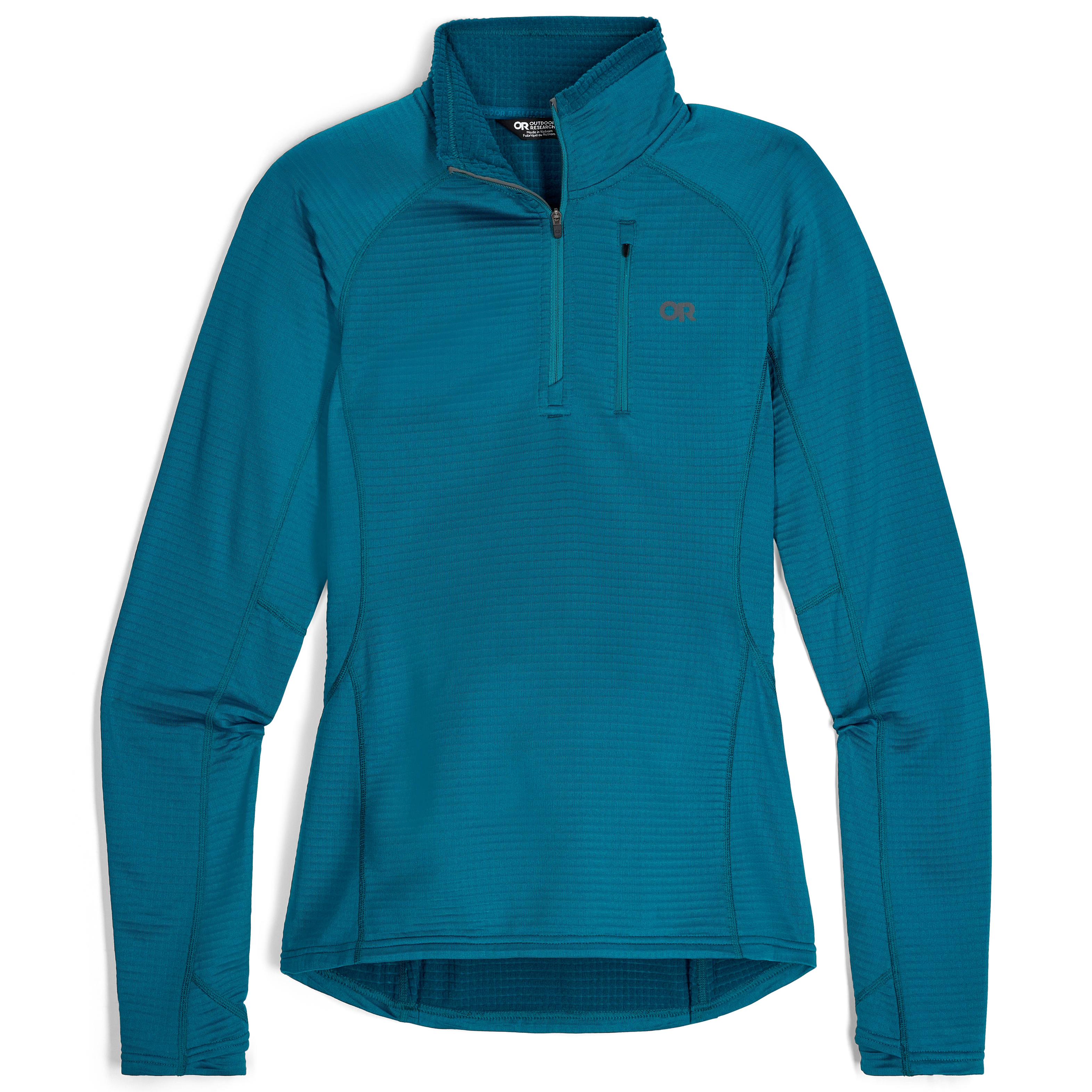 Women's Vigor Grid Fleece Quarter Zip - Image 15