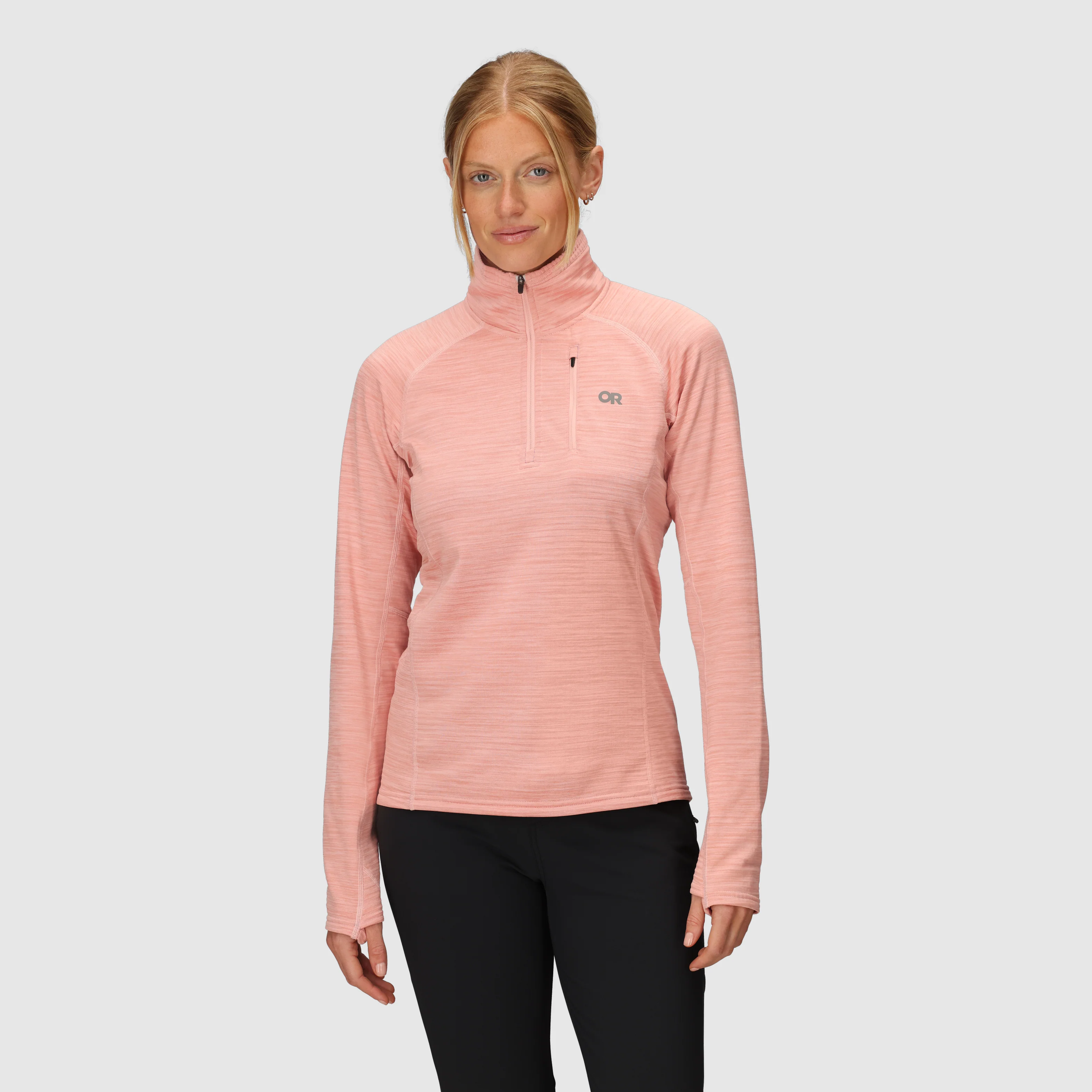 Women's Vigor Grid Fleece Quarter Zip - Image 16