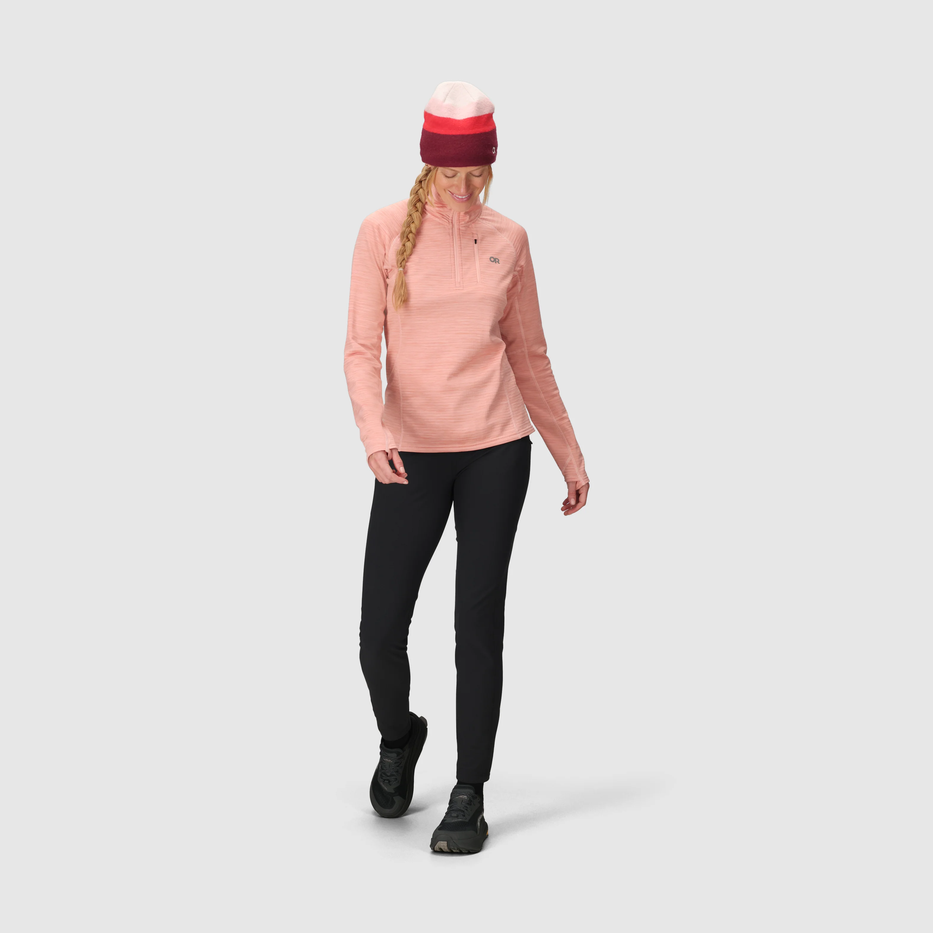 Women's Vigor Grid Fleece Quarter Zip - Image 19