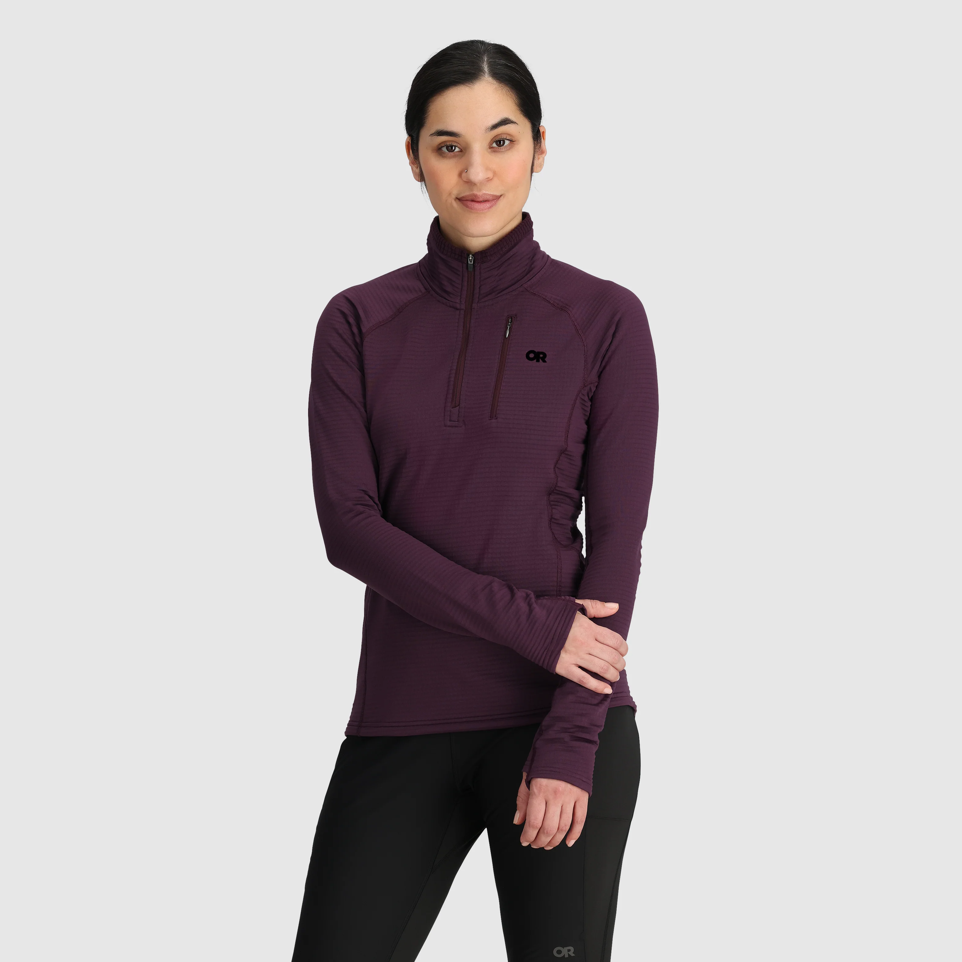 Women's Vigor Grid Fleece Quarter Zip - Image 21